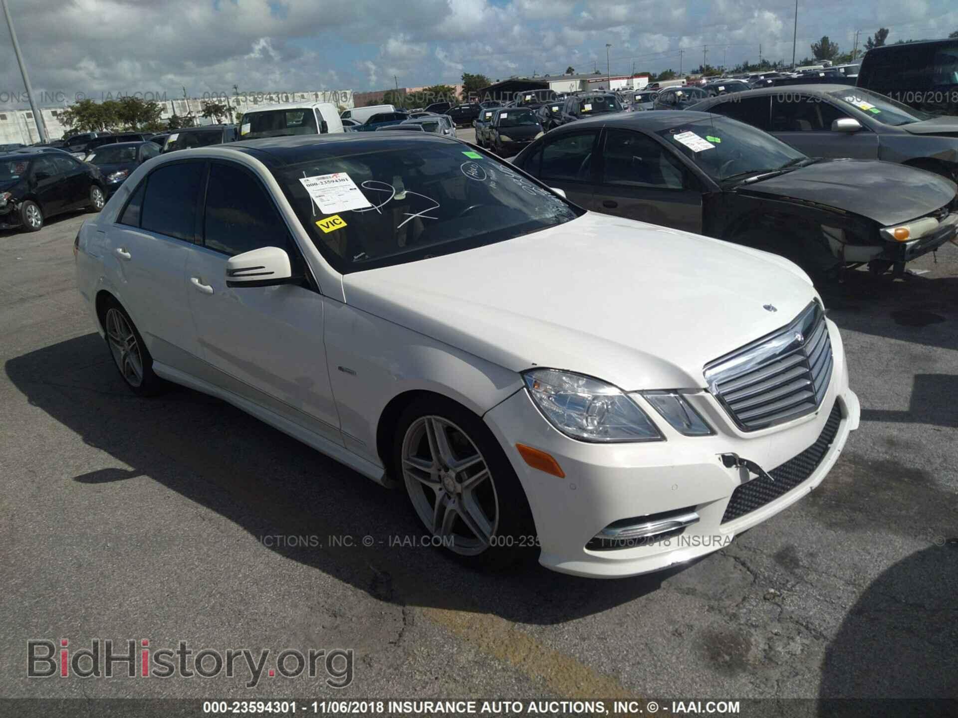 Photo WDDHF8JBXCA632248 - MERCEDES-BENZ E 2012