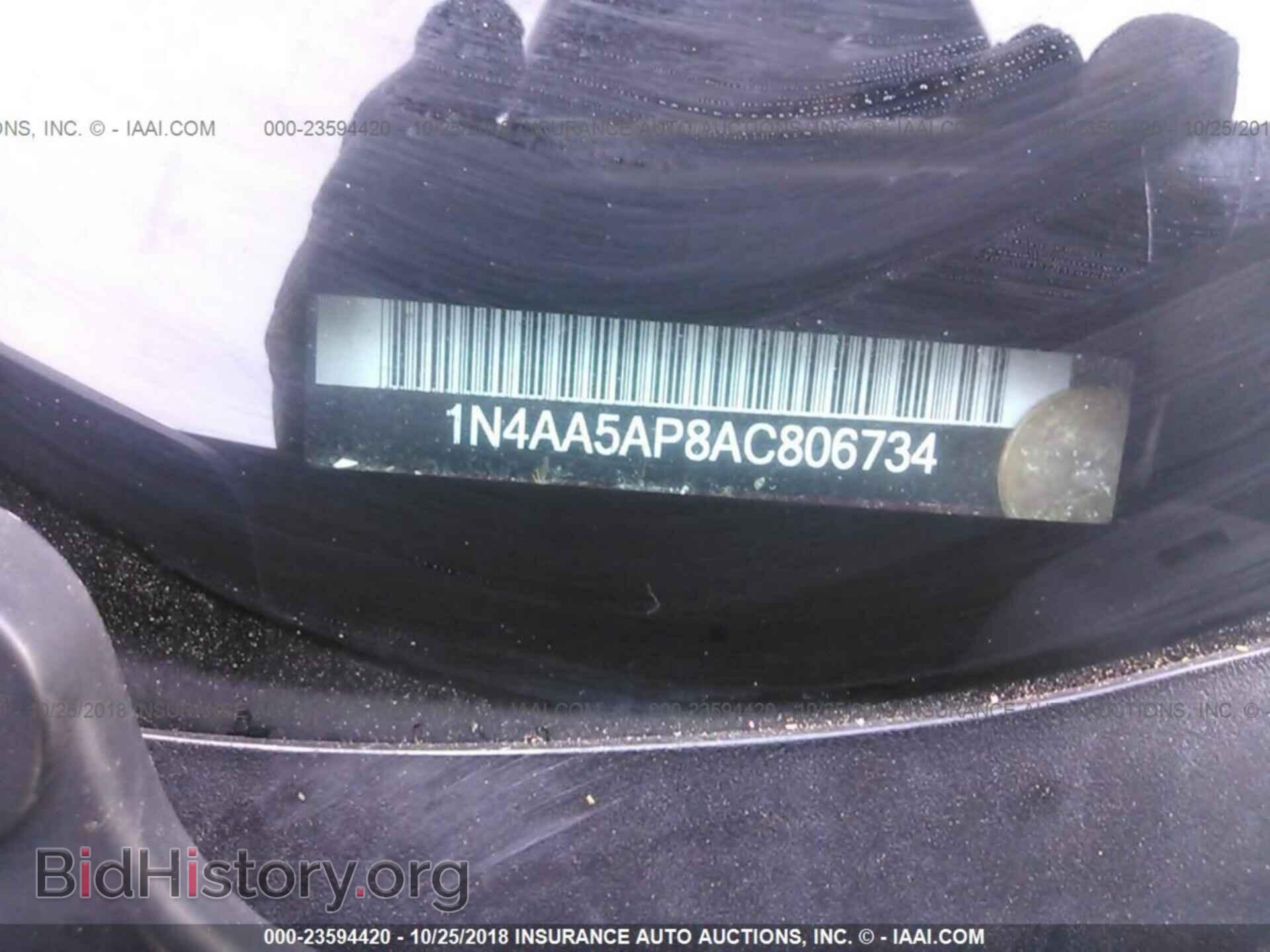 2010 NISSAN MAXIMA - VIN: 1N4AA5AP8AC806734 - Фото 9