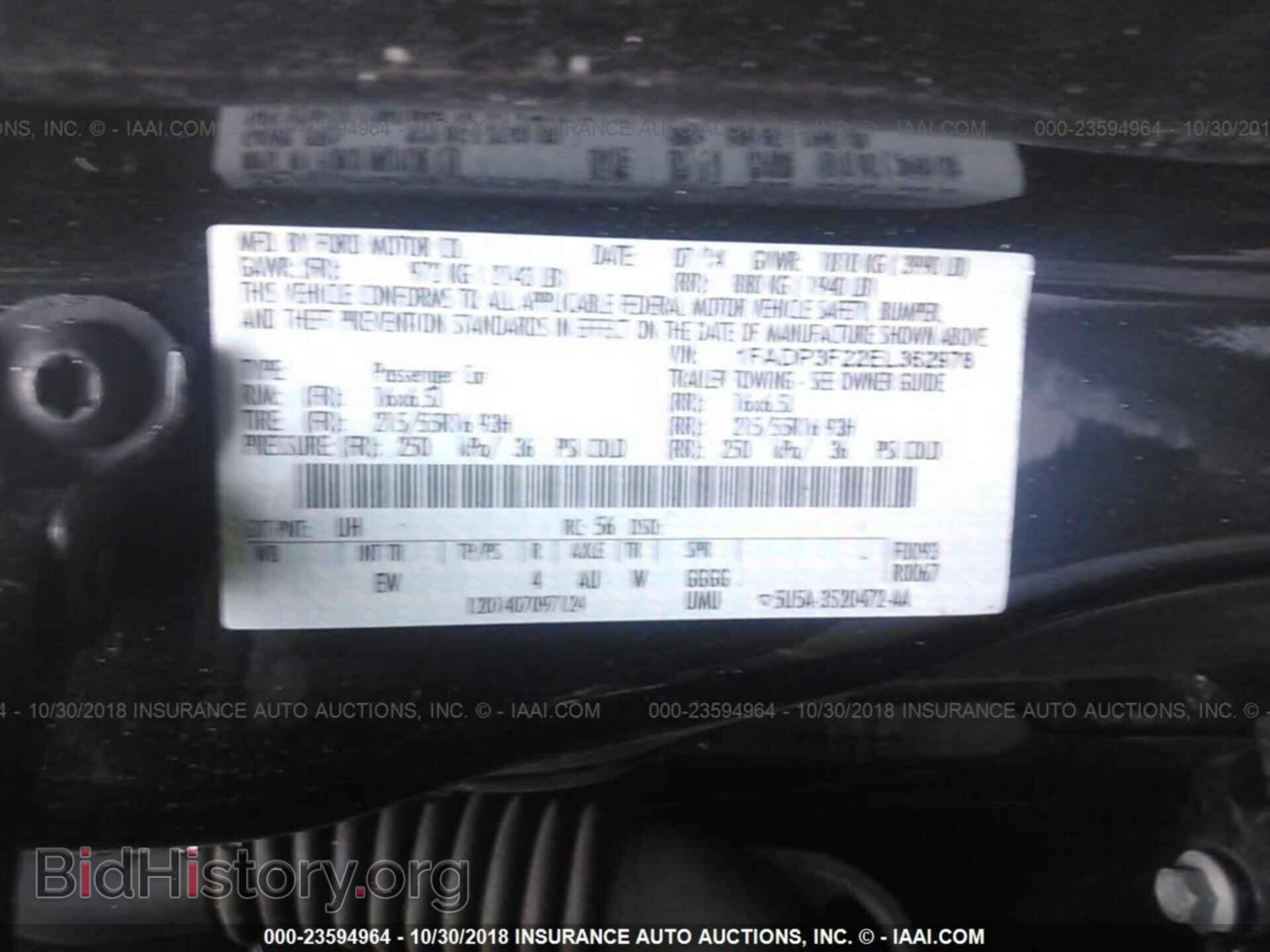 2014 FORD FOCUS - VIN: 1FADP3F22EL362978 - Photo 9