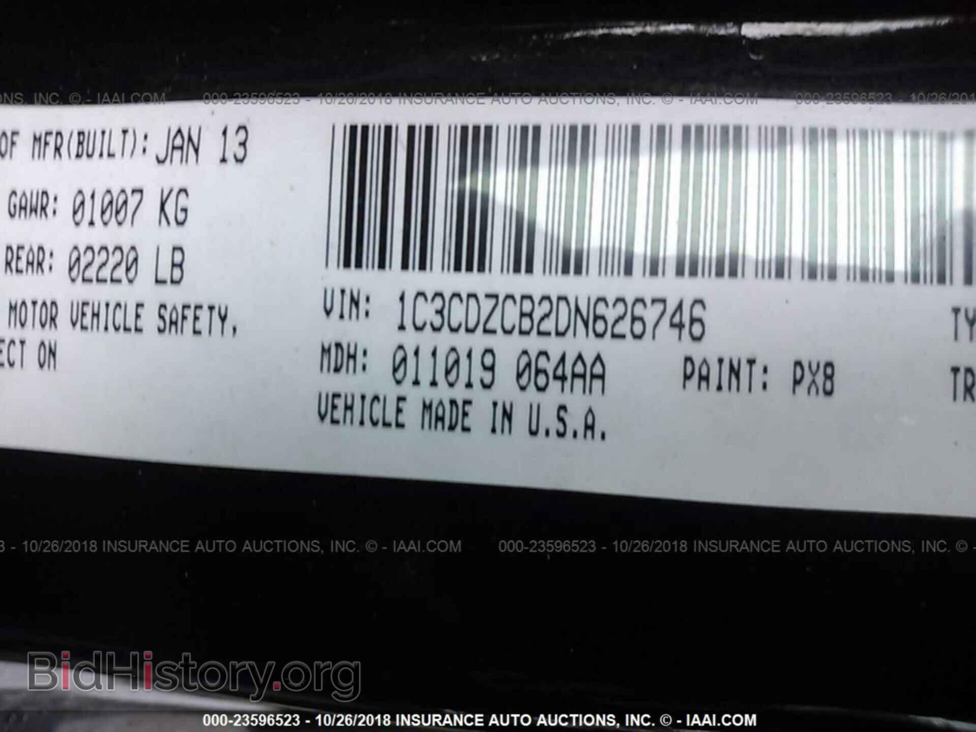 2013 Dodge Avenger - VIN: 1C3CDZCB2DN626746 - Photo 9