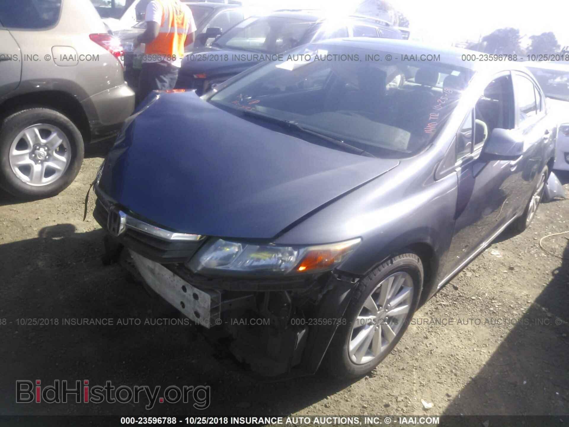 2012 Honda Civic - VIN: 19XFB2F86CE325874 - Фото 2