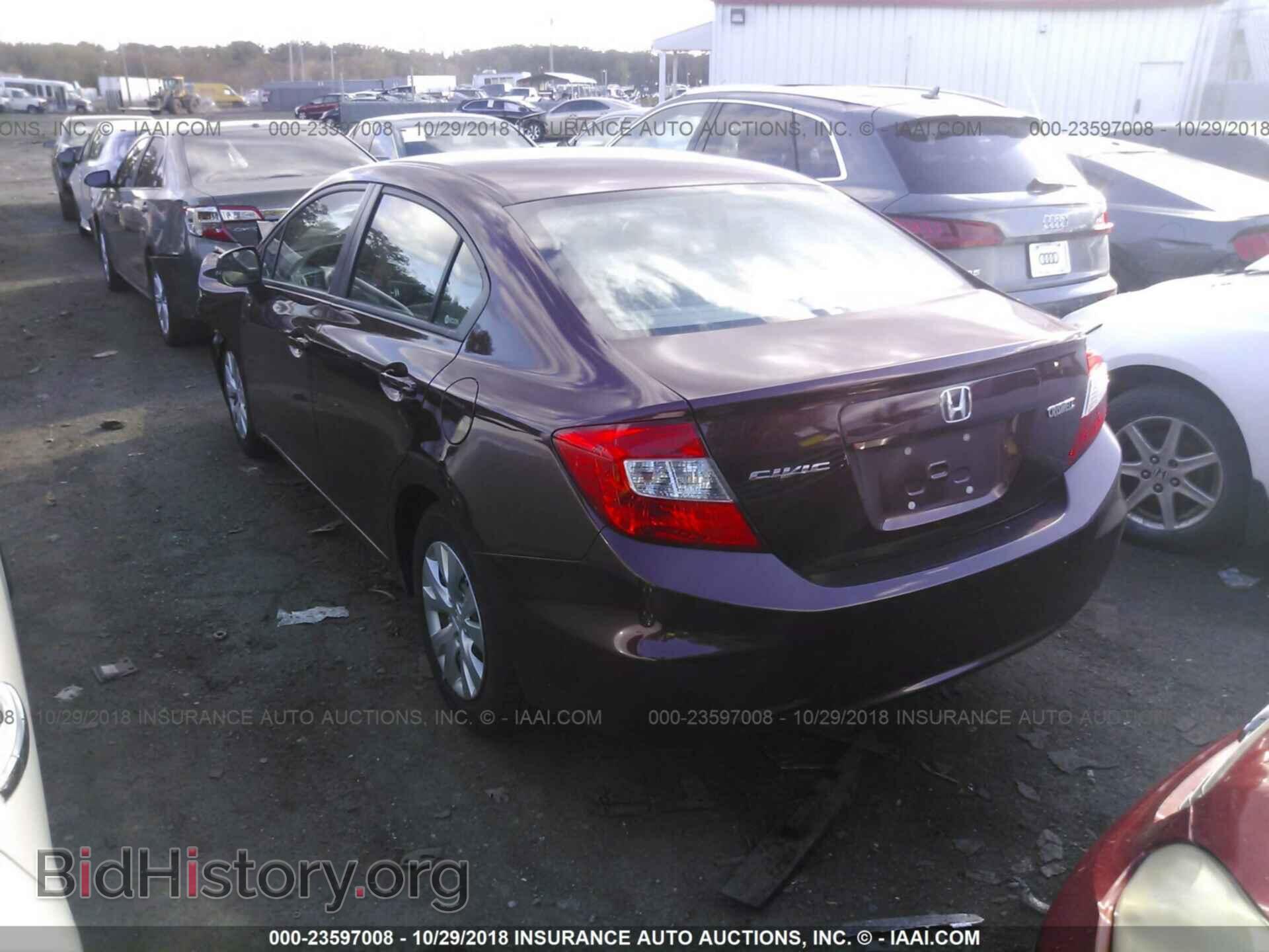 2012 Honda Civic - VIN: 19XFB2F5XCE323163 - Фото 3