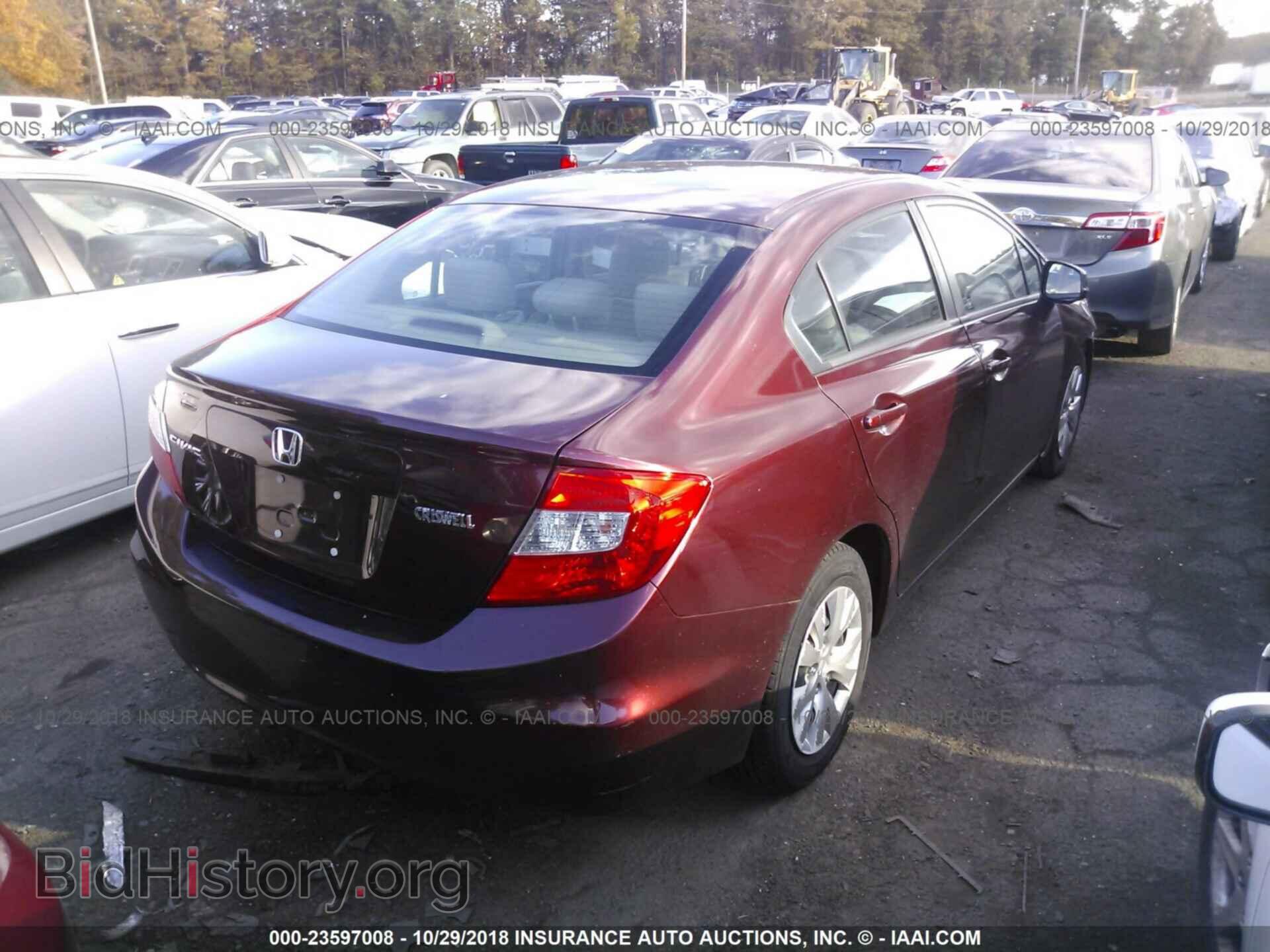 2012 Honda Civic - VIN: 19XFB2F5XCE323163 - Фото 4