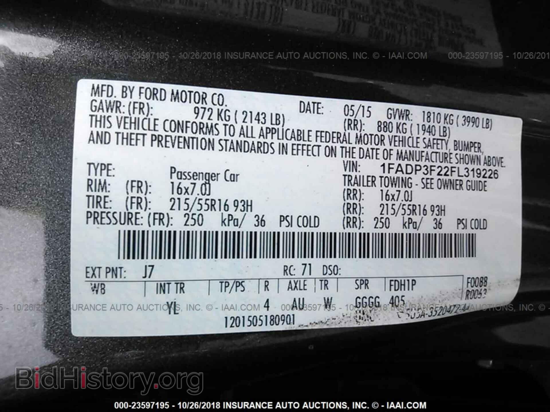 2015 Ford Focus - VIN: 1FADP3F22FL319226 - Photo 9