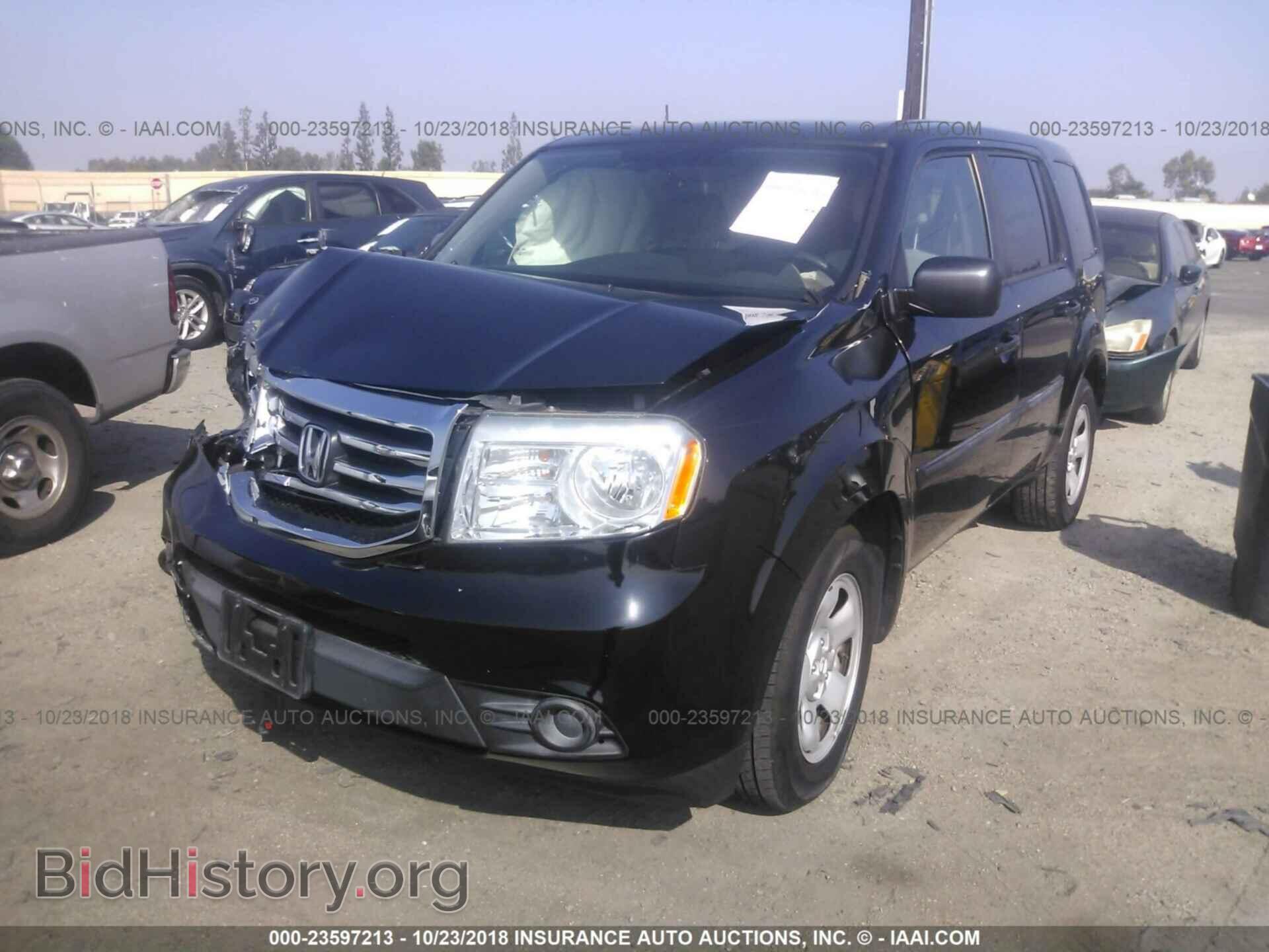 2014 Honda Pilot - VIN: 5FNYF3H22EB005959 - Фото 2
