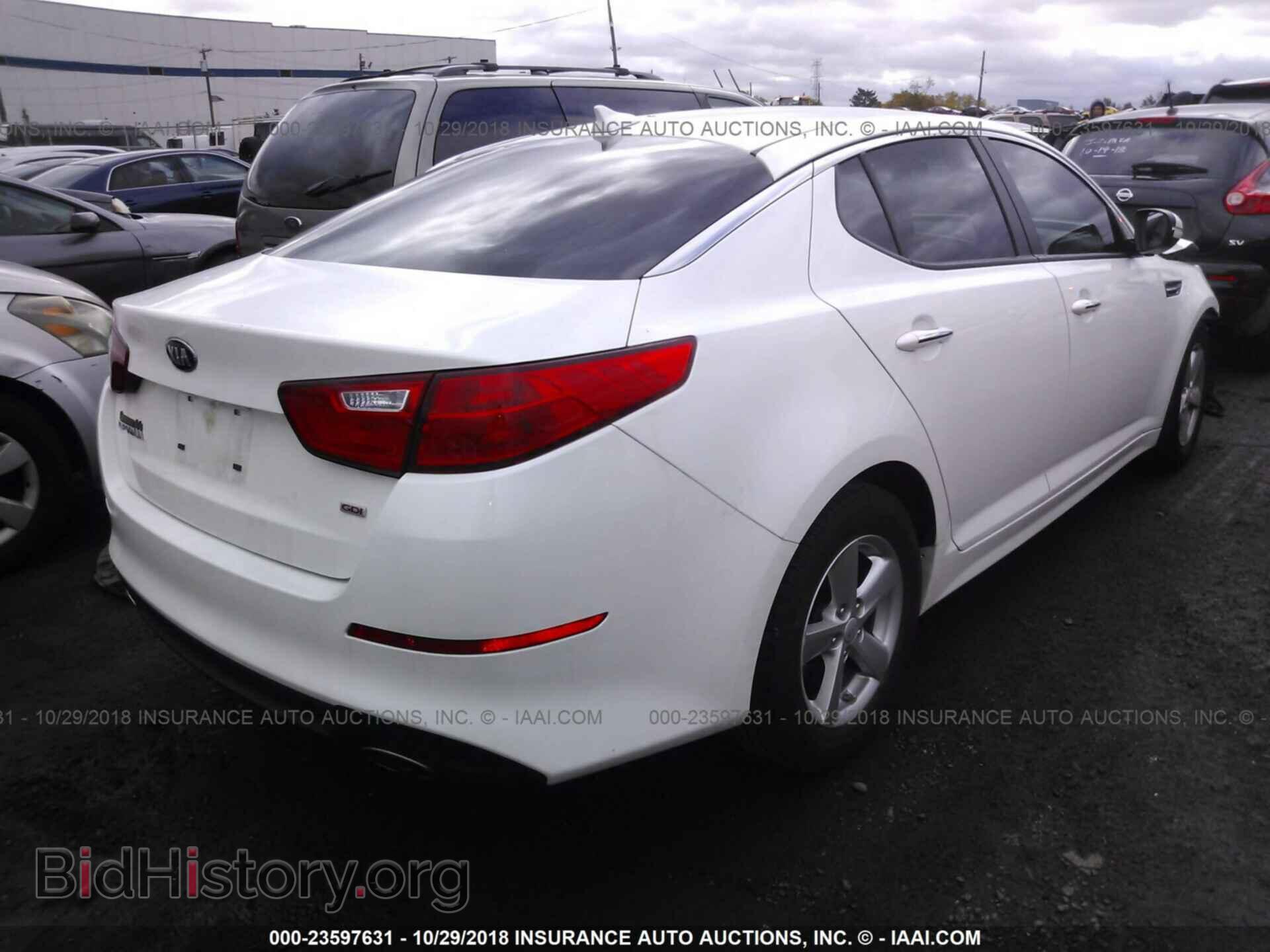 2015 KIA OPTIMA - VIN: KNAGM4A71F5588005 - Photo 4