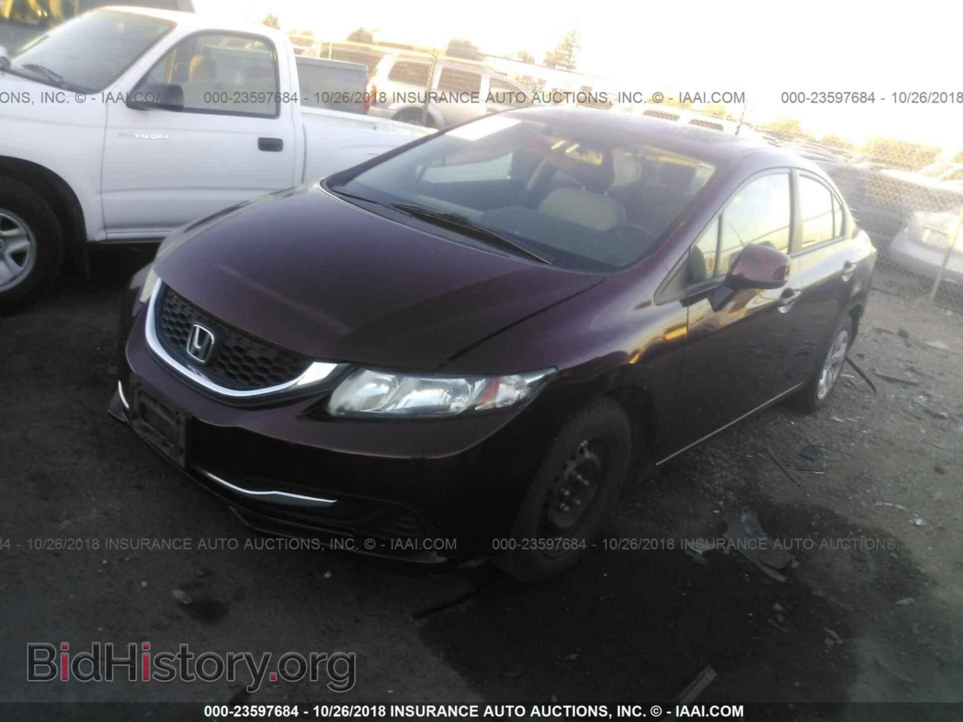 2013 Honda Civic - VIN: 19XFB2F57DE203354 - Фото 2