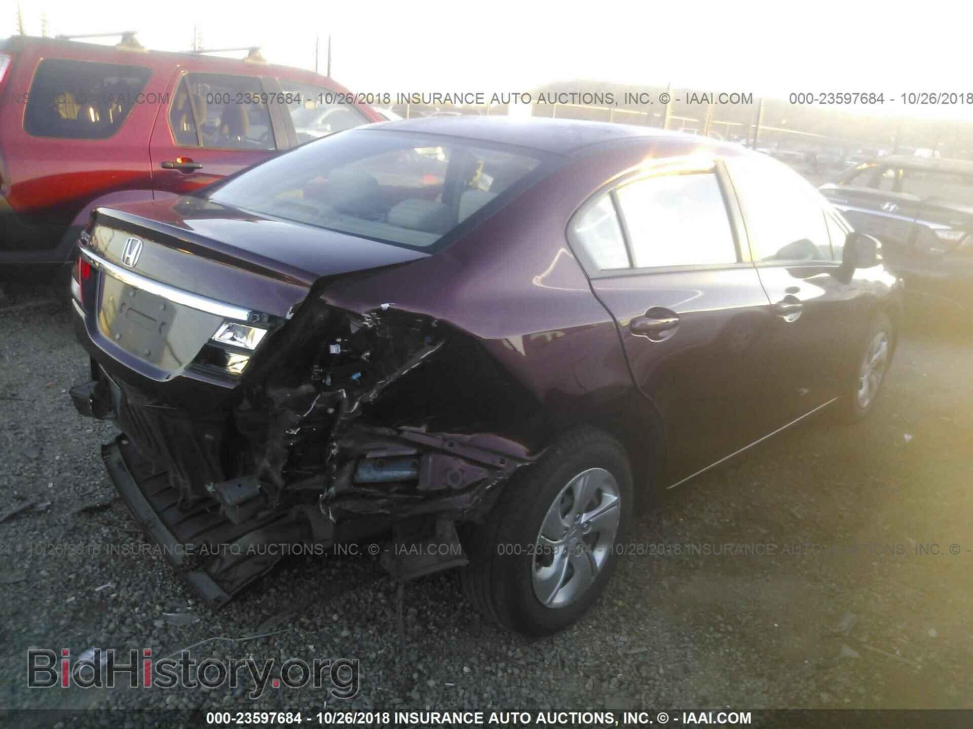 2013 Honda Civic - VIN: 19XFB2F57DE203354 - Фото 4