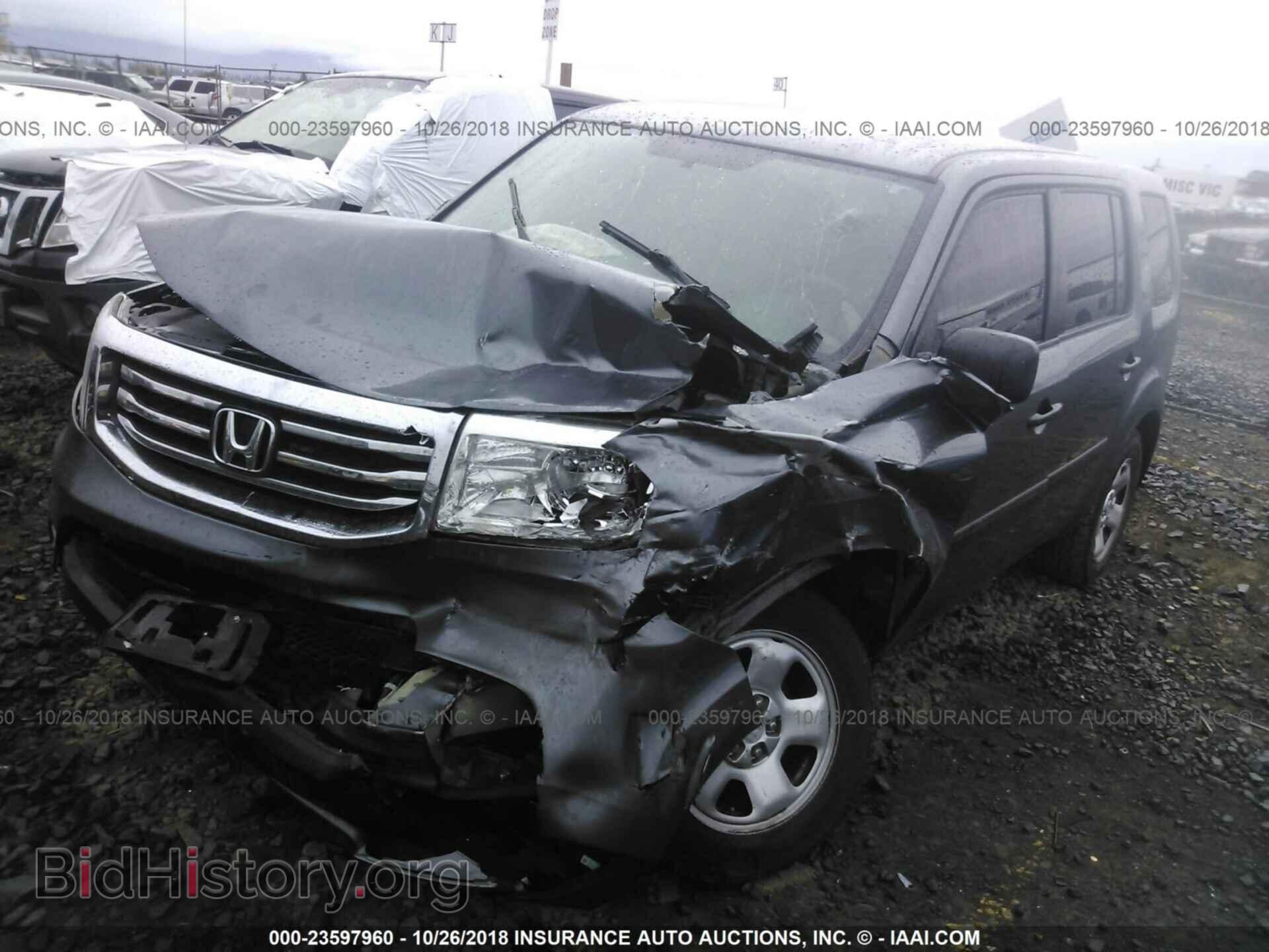 2013 Honda Pilot - VIN: 5FNYF4H26DB025443 - Фото 2