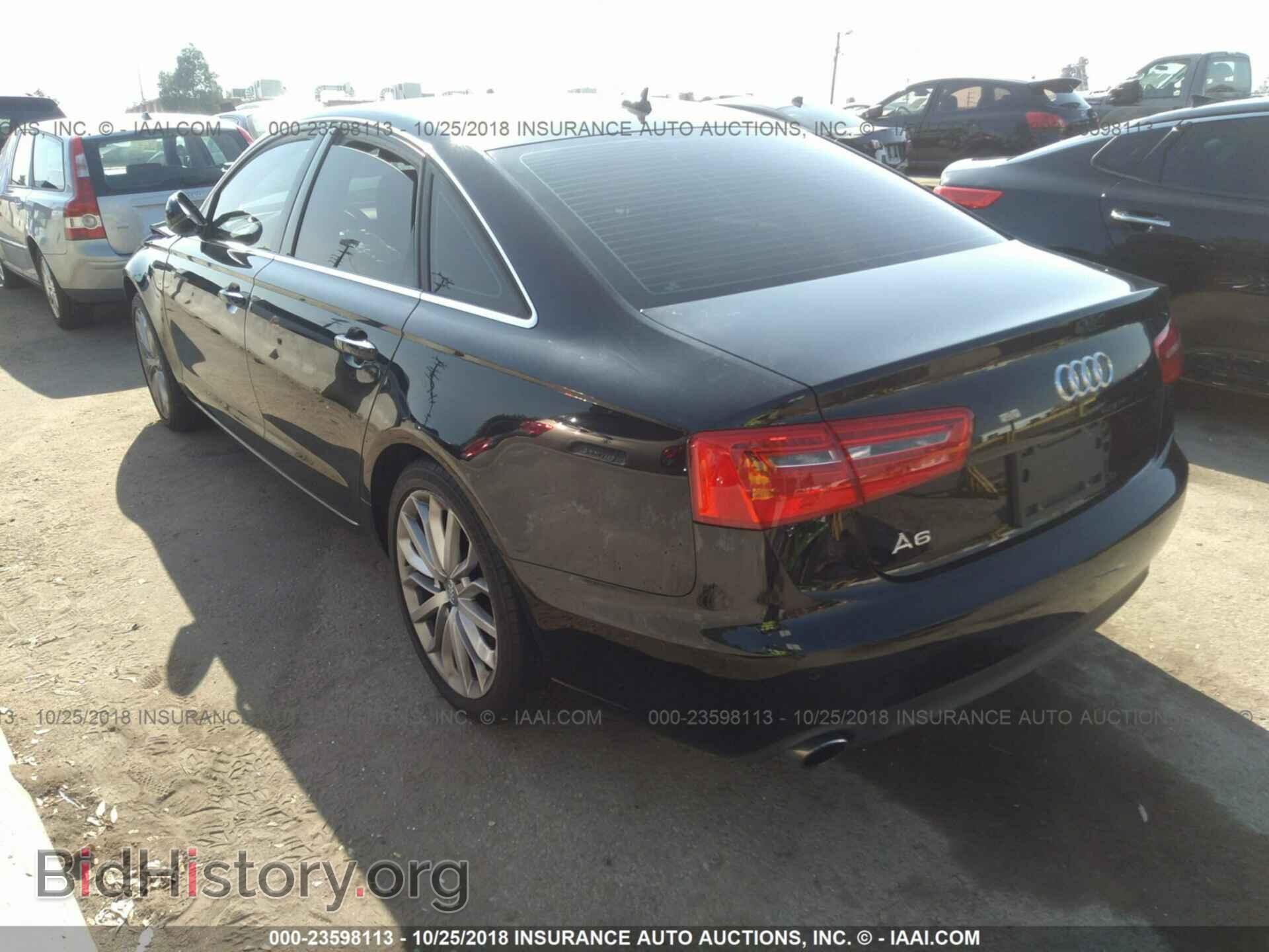 2014 AUDI A6 - VIN: WAUGFAFC2EN134164 - Фото 3