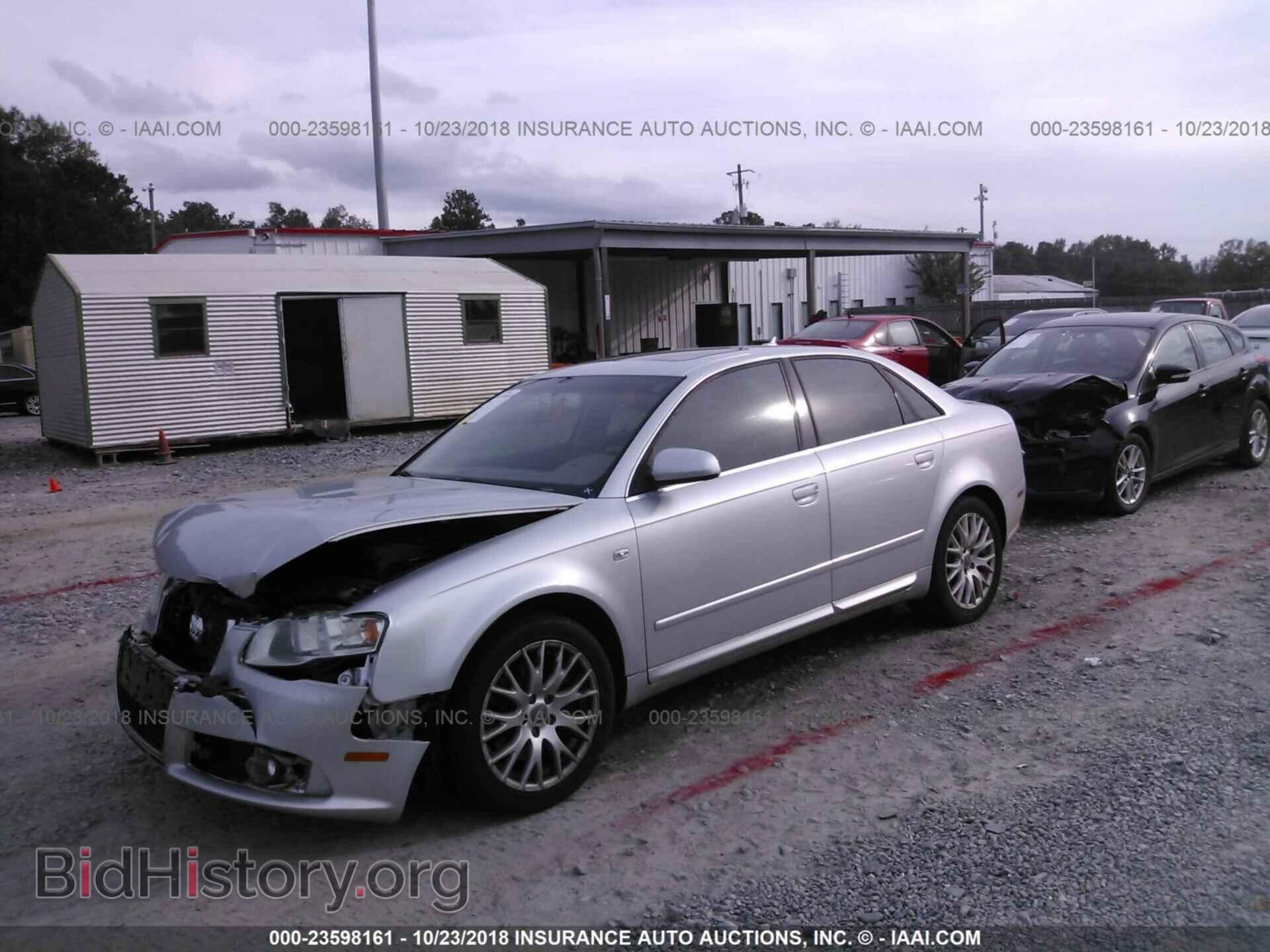 2008 AUDI A4 - VIN: WAUAF78E98A137033 - Фото 2