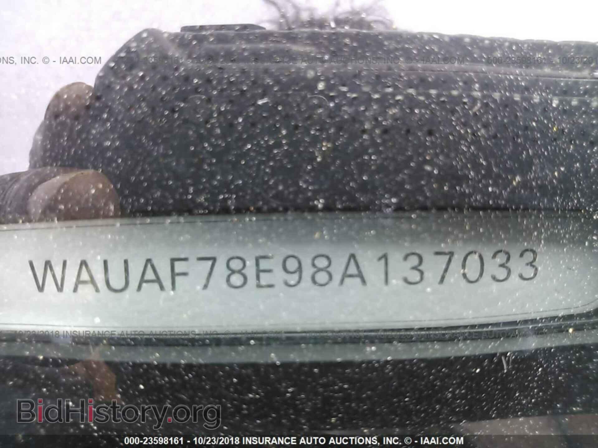 2008 AUDI A4 - VIN: WAUAF78E98A137033 - Фото 9