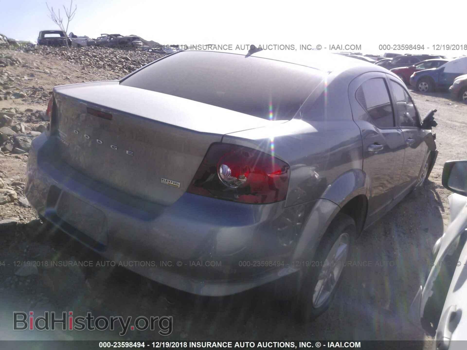 2013 DODGE AVENGER - VIN: 1C3CDZCG9DN666494 - Фото 4