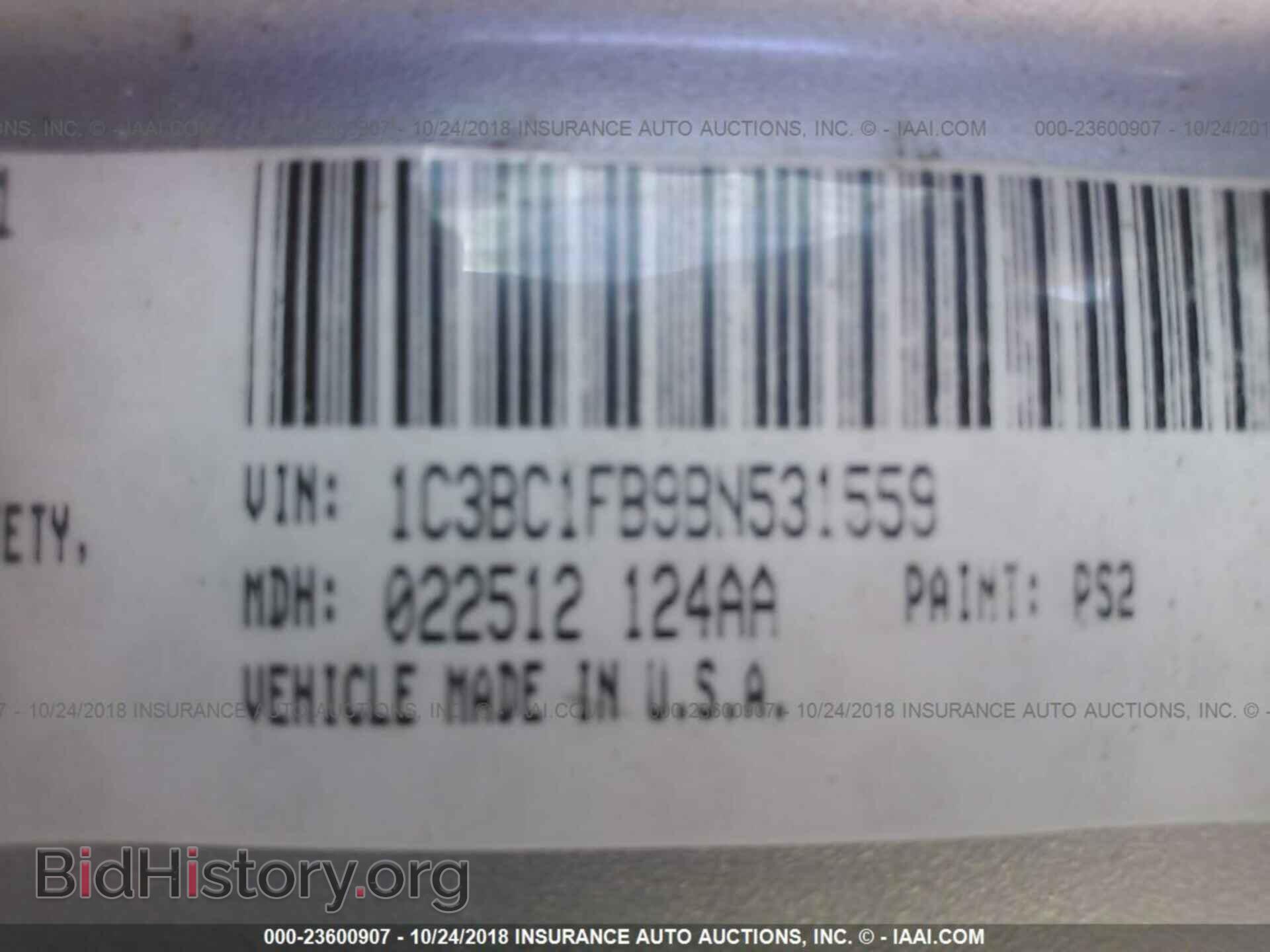 2011 Chrysler 200 - VIN: 1C3BC1FB9BN531559 - Photo 9