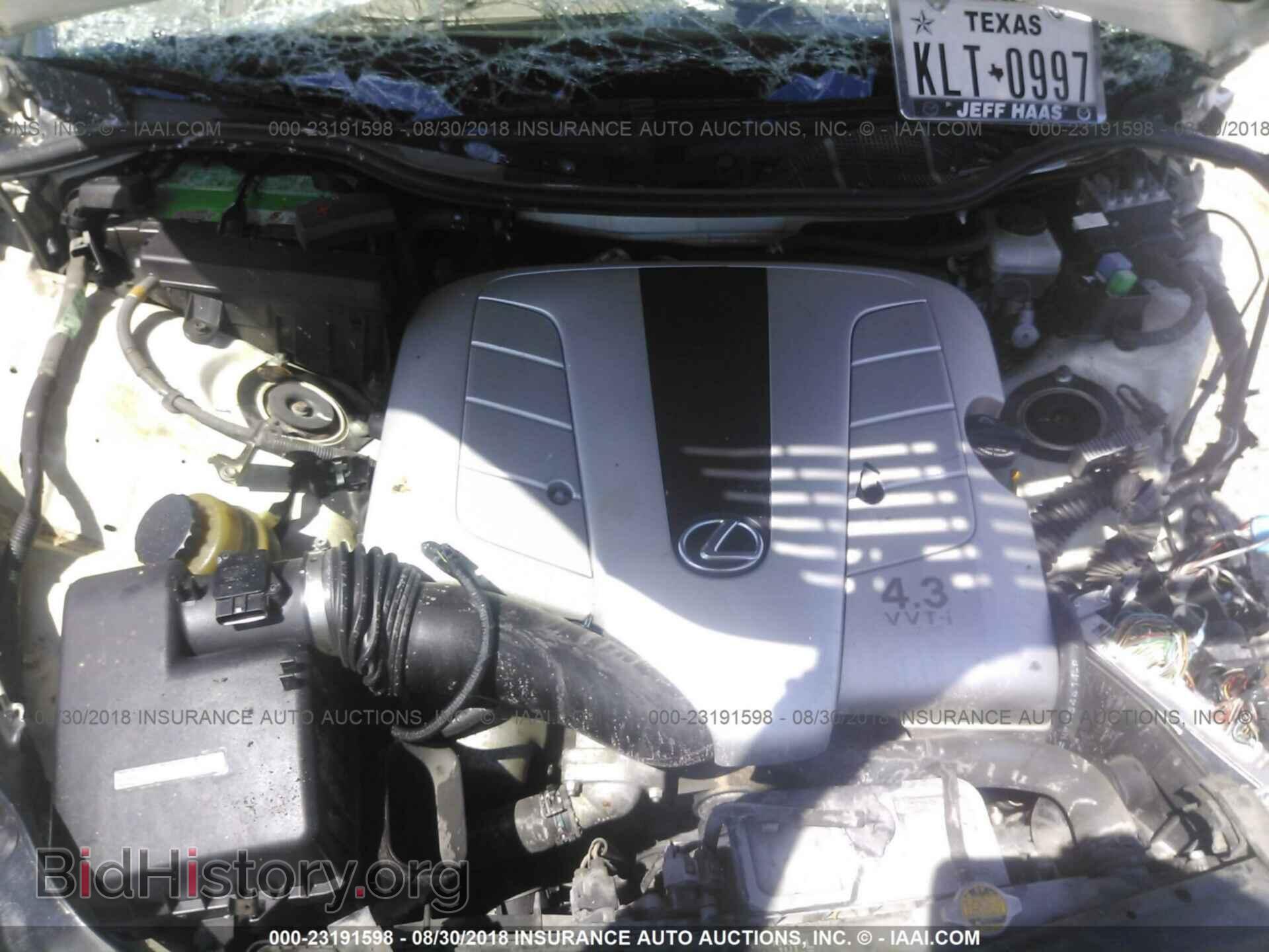 2006 LEXUS LS - VIN: JTHBN36F765031201 - Фото 10