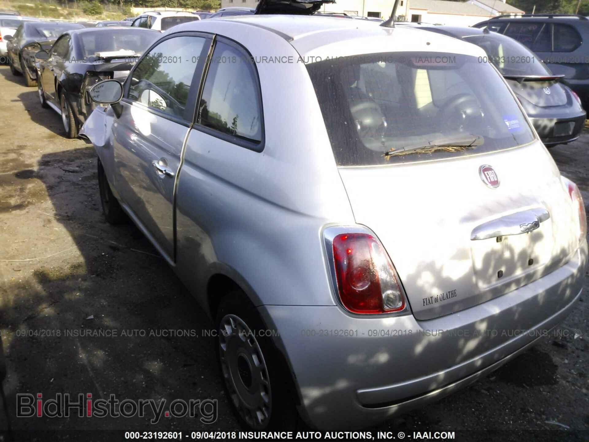2012 FIAT 500 - VIN: 3C3CFFAR1CT117299 - Фото 3