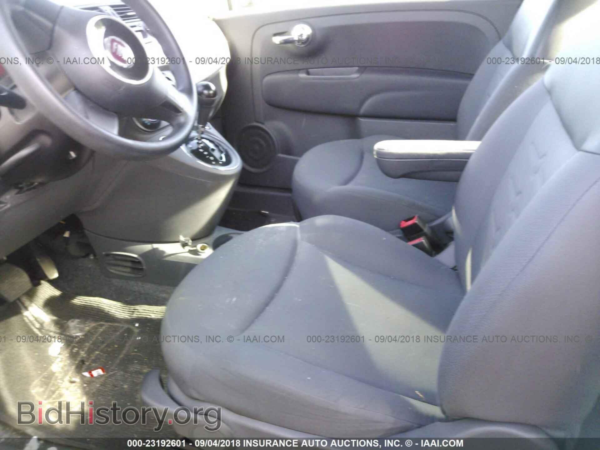 2012 FIAT 500 - VIN: 3C3CFFAR1CT117299 - Фото 5