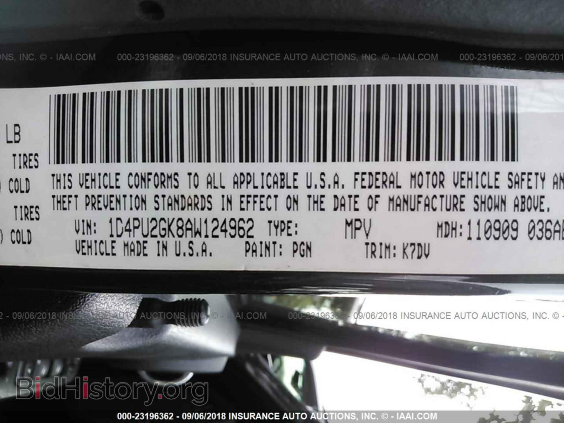 2010 DODGE NITRO - VIN: 1D4PU2GK8AW124962 - Фото 9