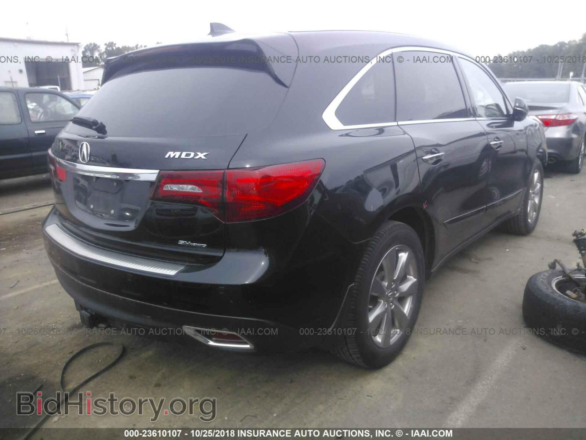 2014 Acura Mdx - VIN: 5FRYD4H81EB028406 - Фото 4