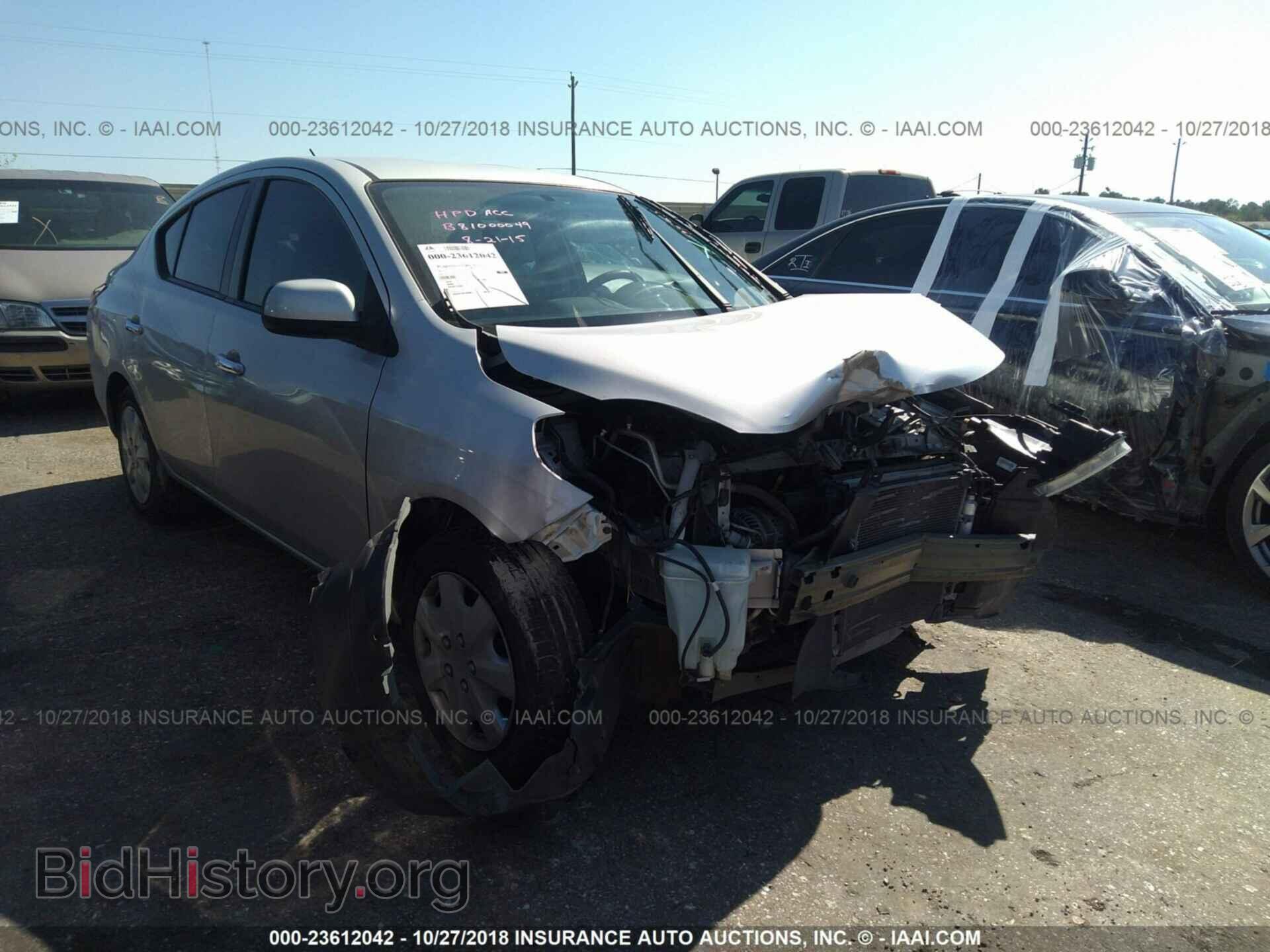 Фотография 3N1CN7AP1CL905800 - NISSAN VERSA 2012