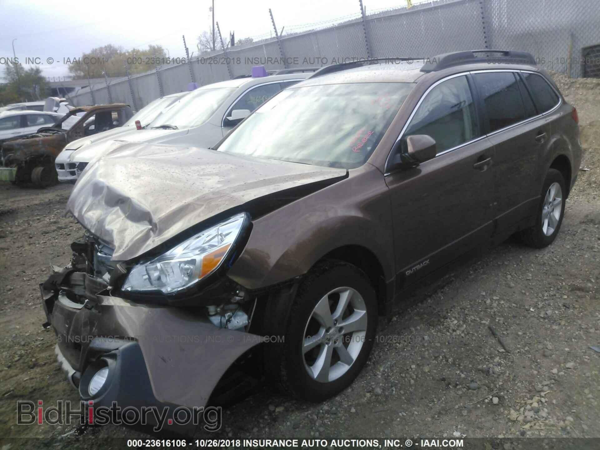 2013 SUBARU OUTBACK - VIN: 4S4BRBKC4D3243263 - Фото 2