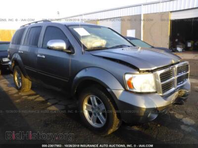 2008 Dodge DURANGO SLT, серый — VIN 1D8HB48NX8F155752, IAAI