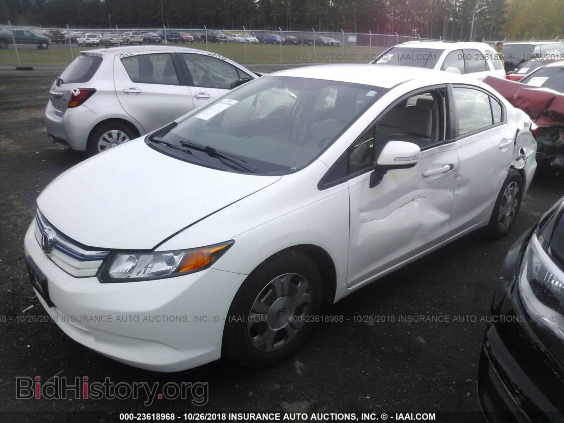 2012 HONDA CIVIC - VIN: JHMFB4F28CS007287 - Фото 2