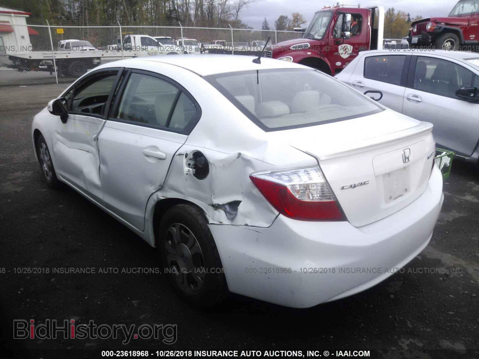 2012 HONDA CIVIC - VIN: JHMFB4F28CS007287 - Фото 3
