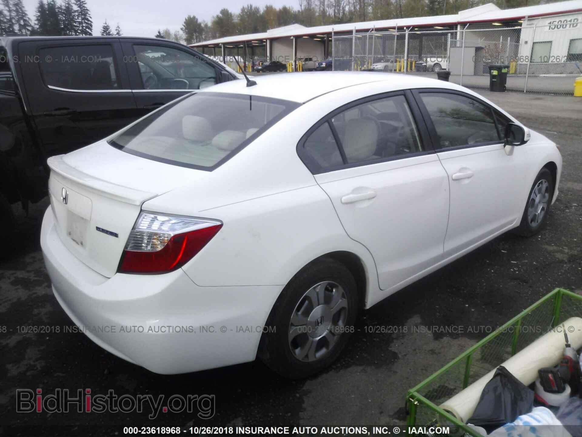 2012 HONDA CIVIC - VIN: JHMFB4F28CS007287 - Фото 4