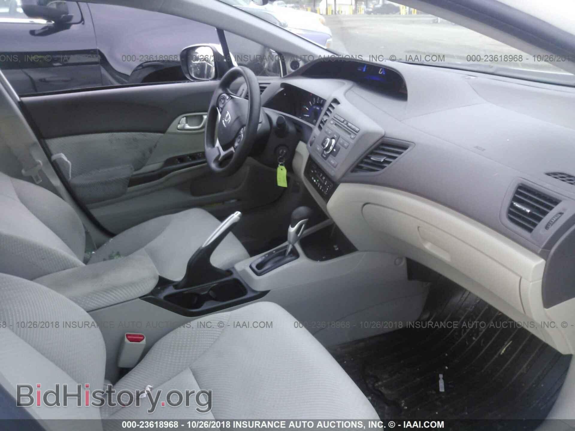 2012 HONDA CIVIC - VIN: JHMFB4F28CS007287 - Фото 5