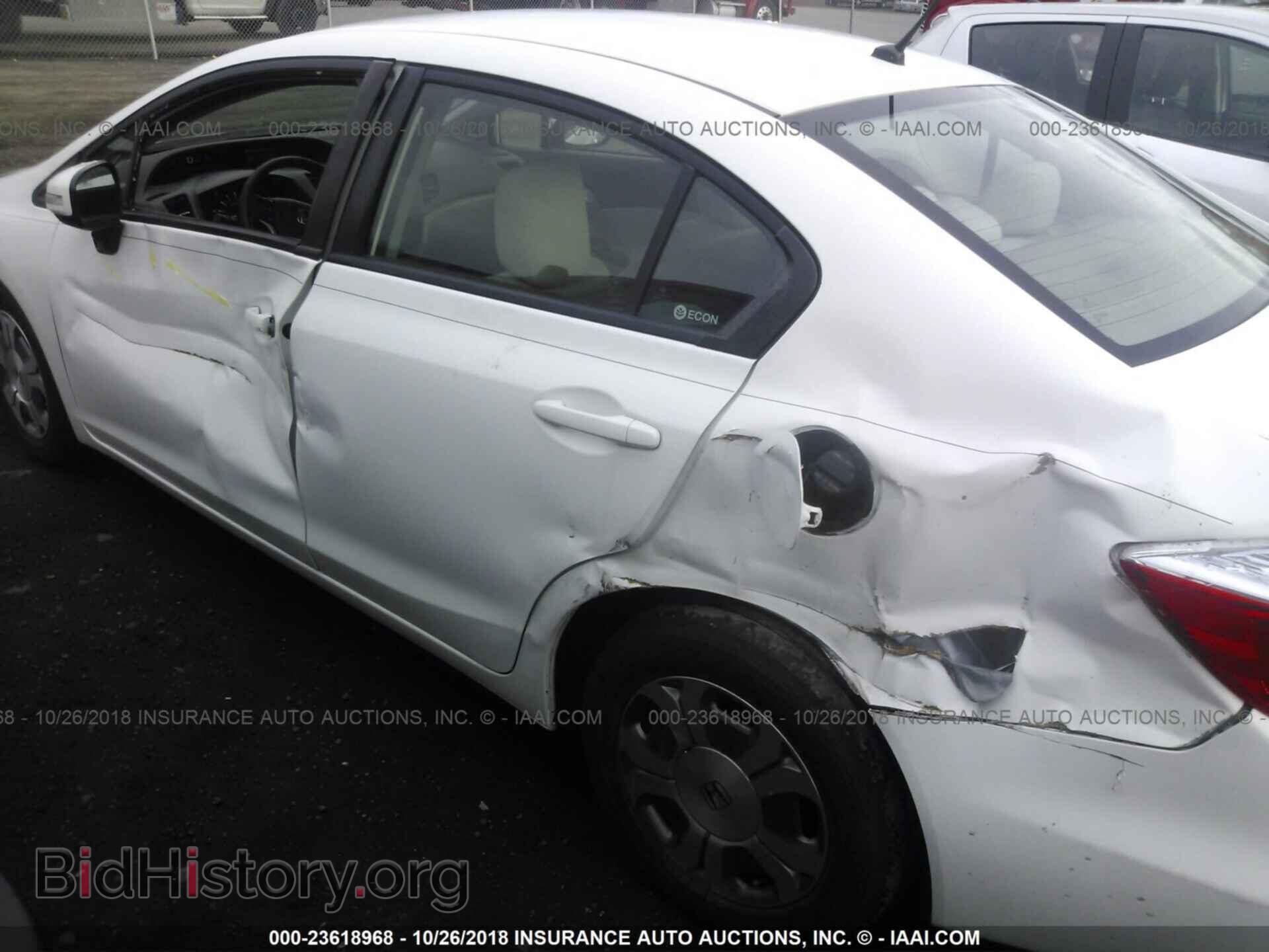 2012 HONDA CIVIC - VIN: JHMFB4F28CS007287 - Фото 6
