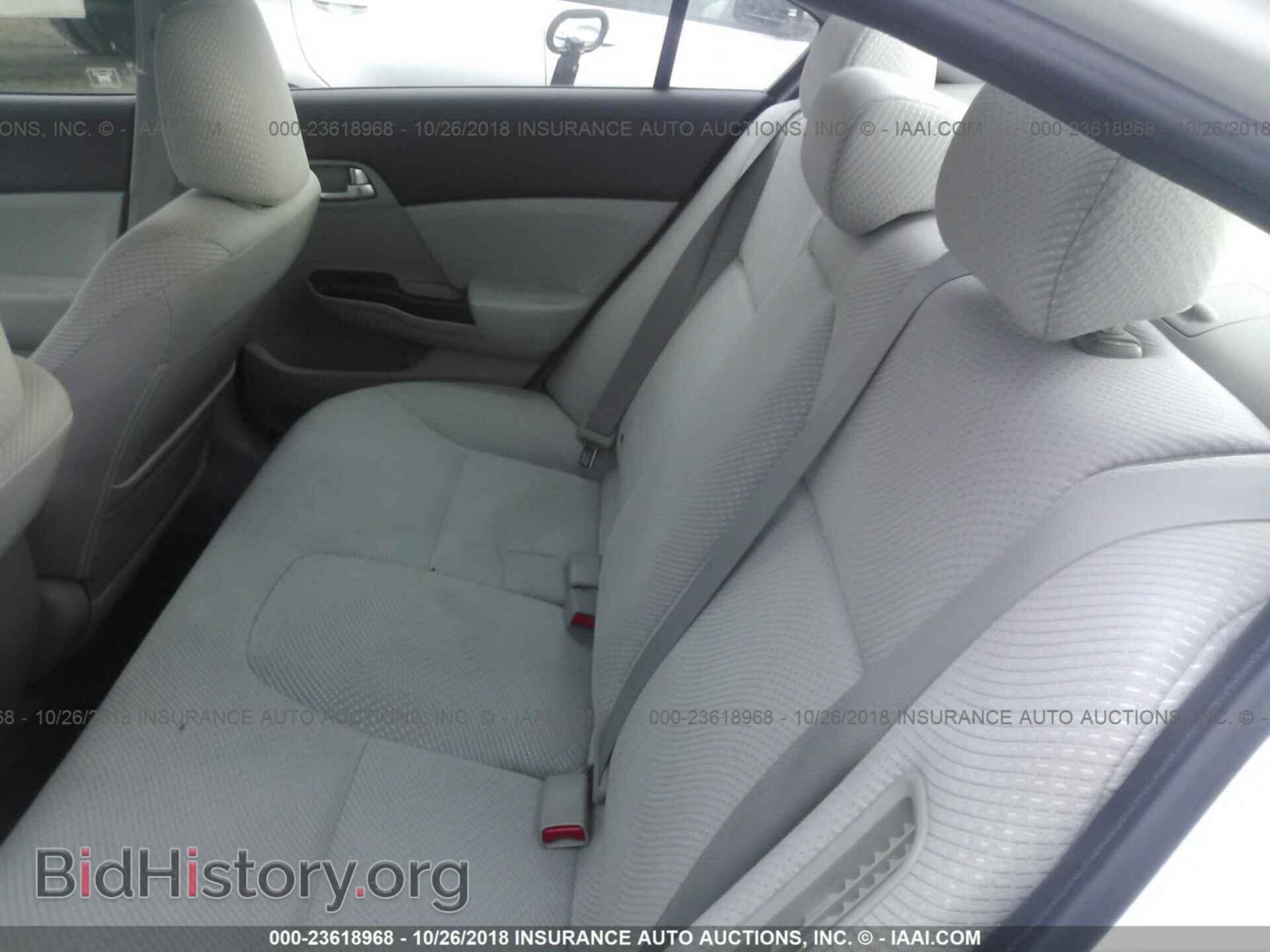 2012 HONDA CIVIC - VIN: JHMFB4F28CS007287 - Фото 8