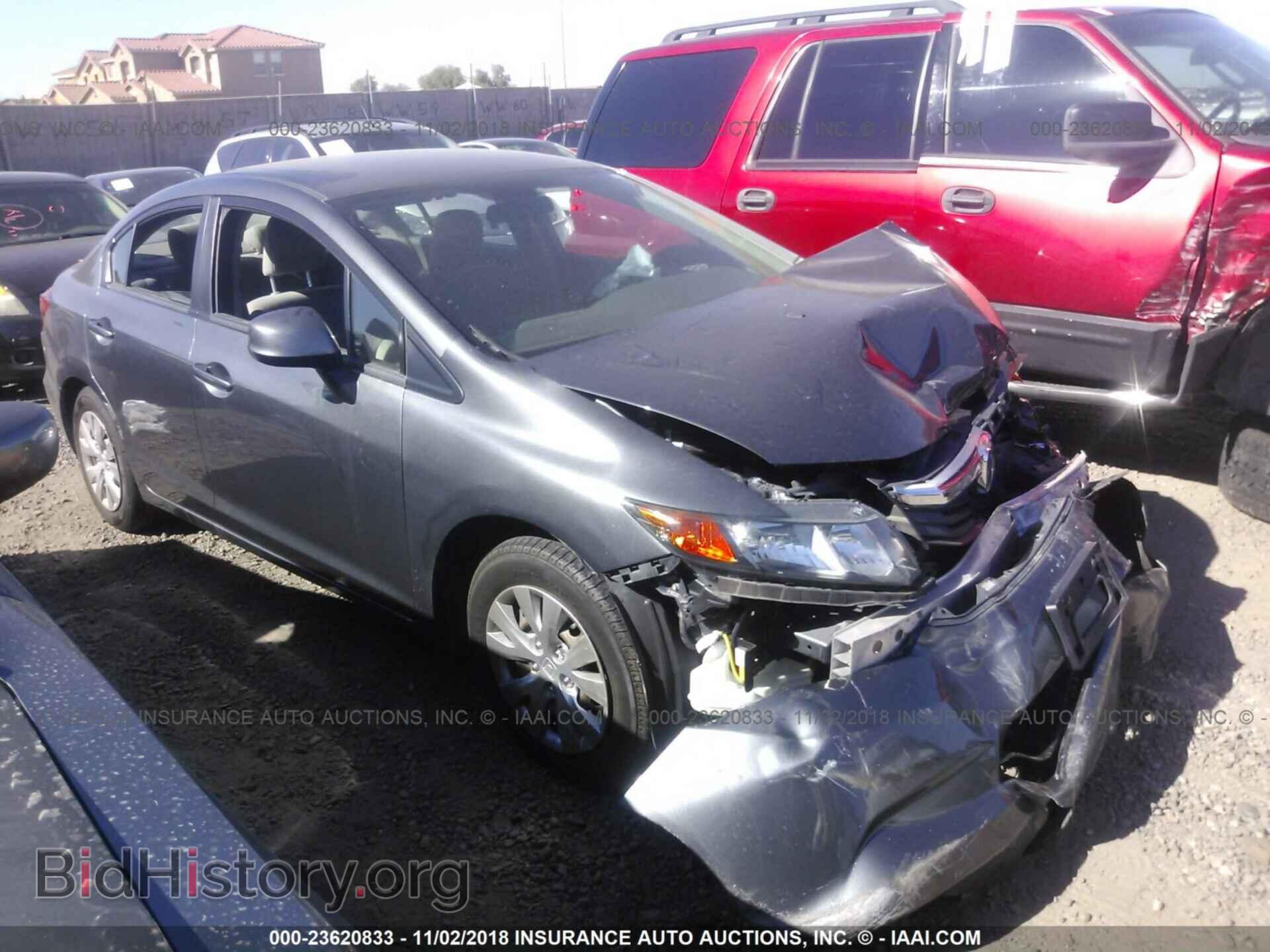 Фотография 2HGFB2F55CH548189 - HONDA CIVIC 2012