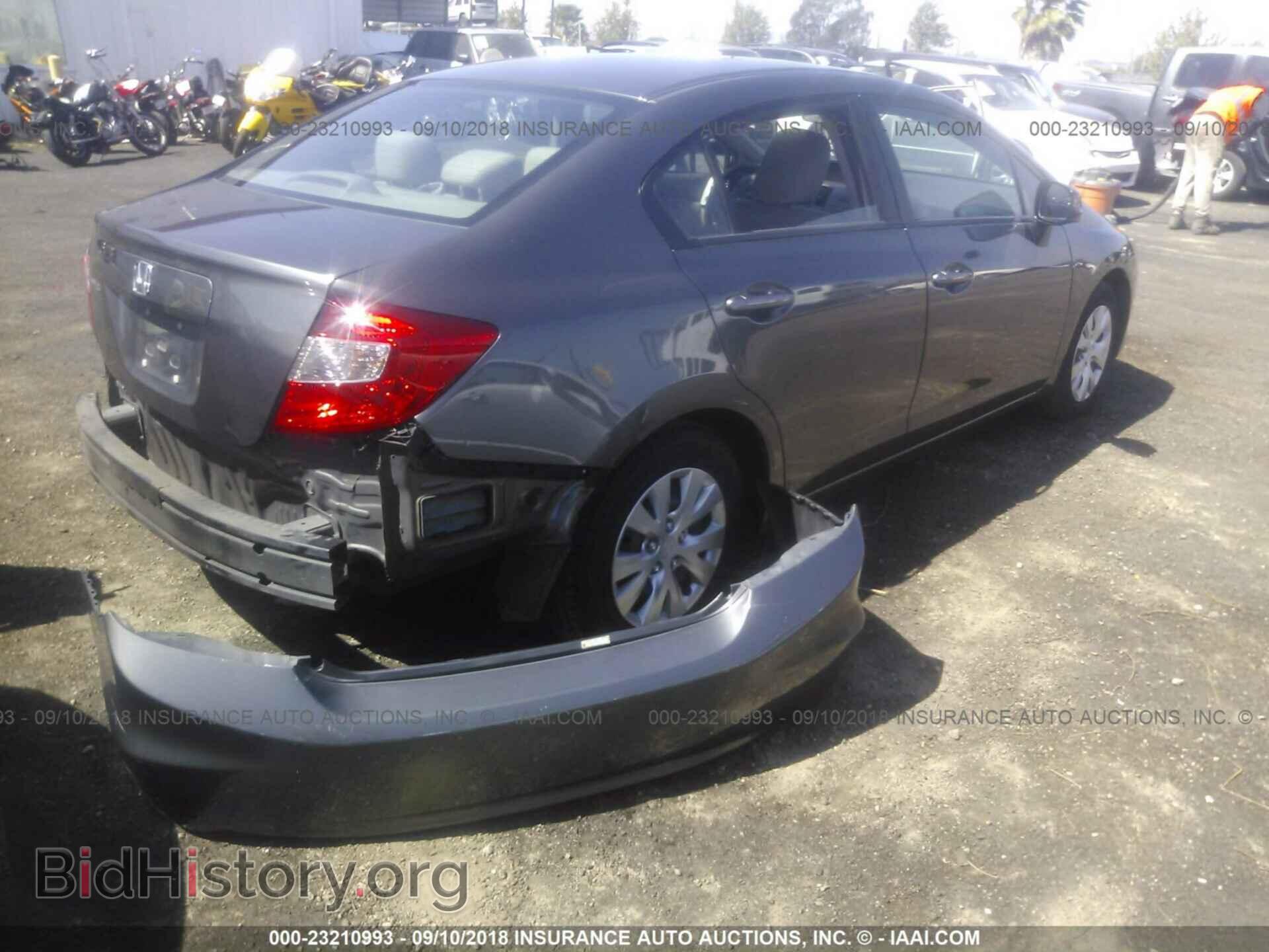 2012 HONDA CIVIC - VIN: 2HGFB2F59CH573614 - Фото 4