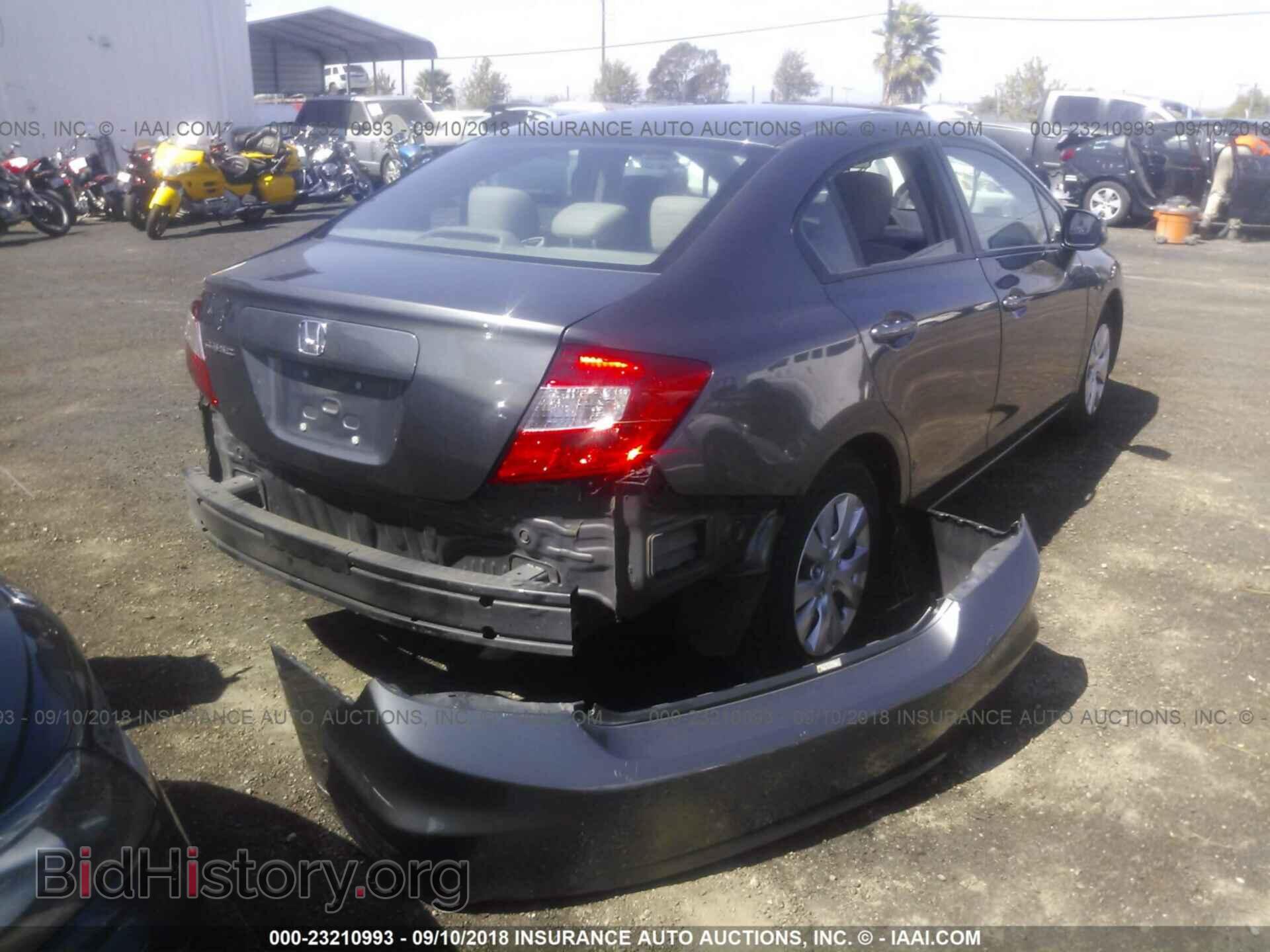 2012 HONDA CIVIC - VIN: 2HGFB2F59CH573614 - Фото 6