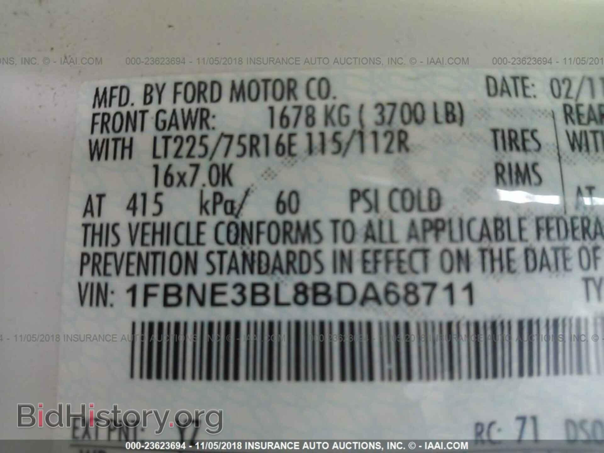 2011 Ford Econoline - VIN: 1FBNE3BL8BDA68711 - Photo 9