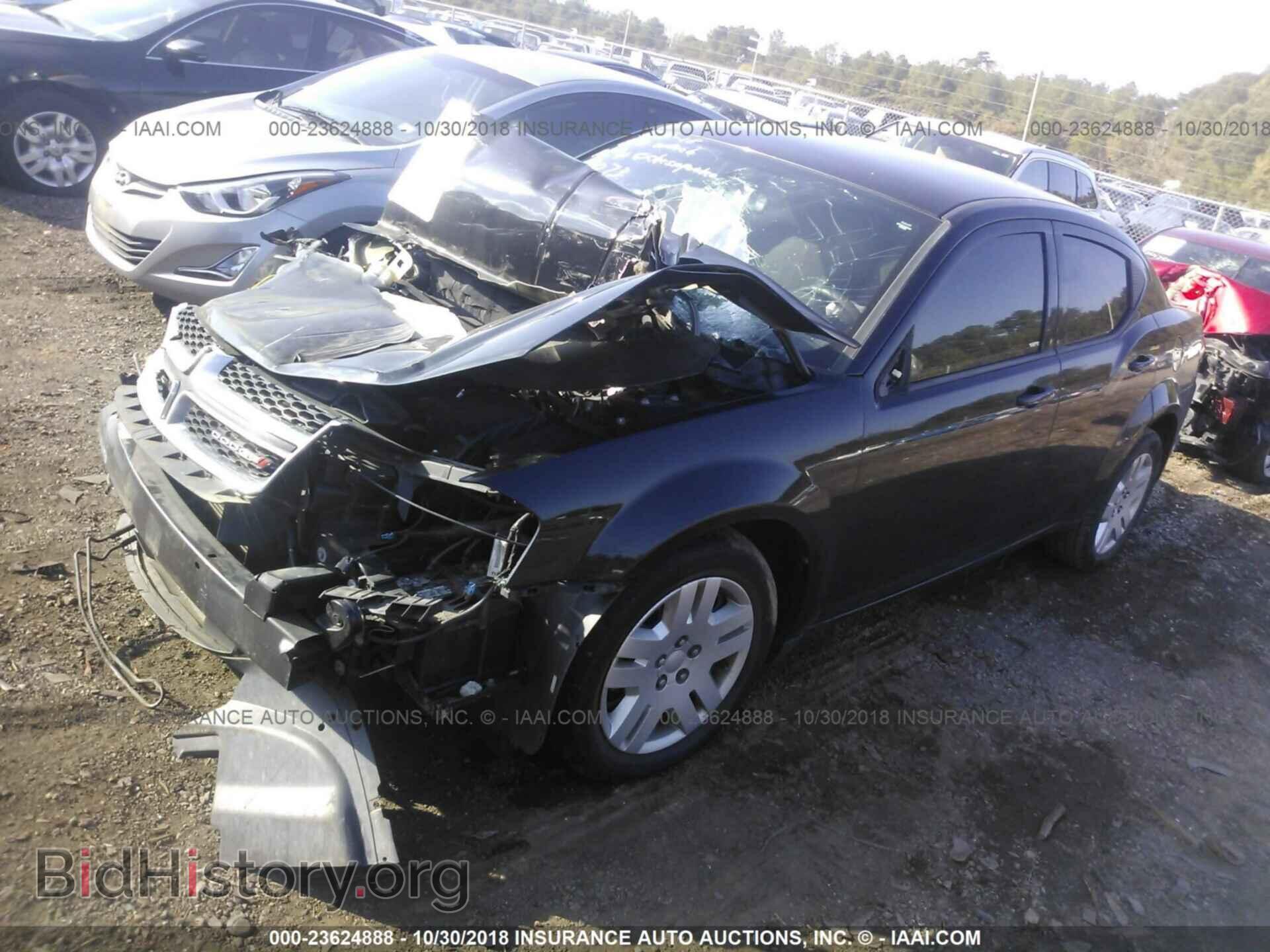 2013 Dodge Avenger - VIN: 1C3CDZAB0DN616073 - Фото 2