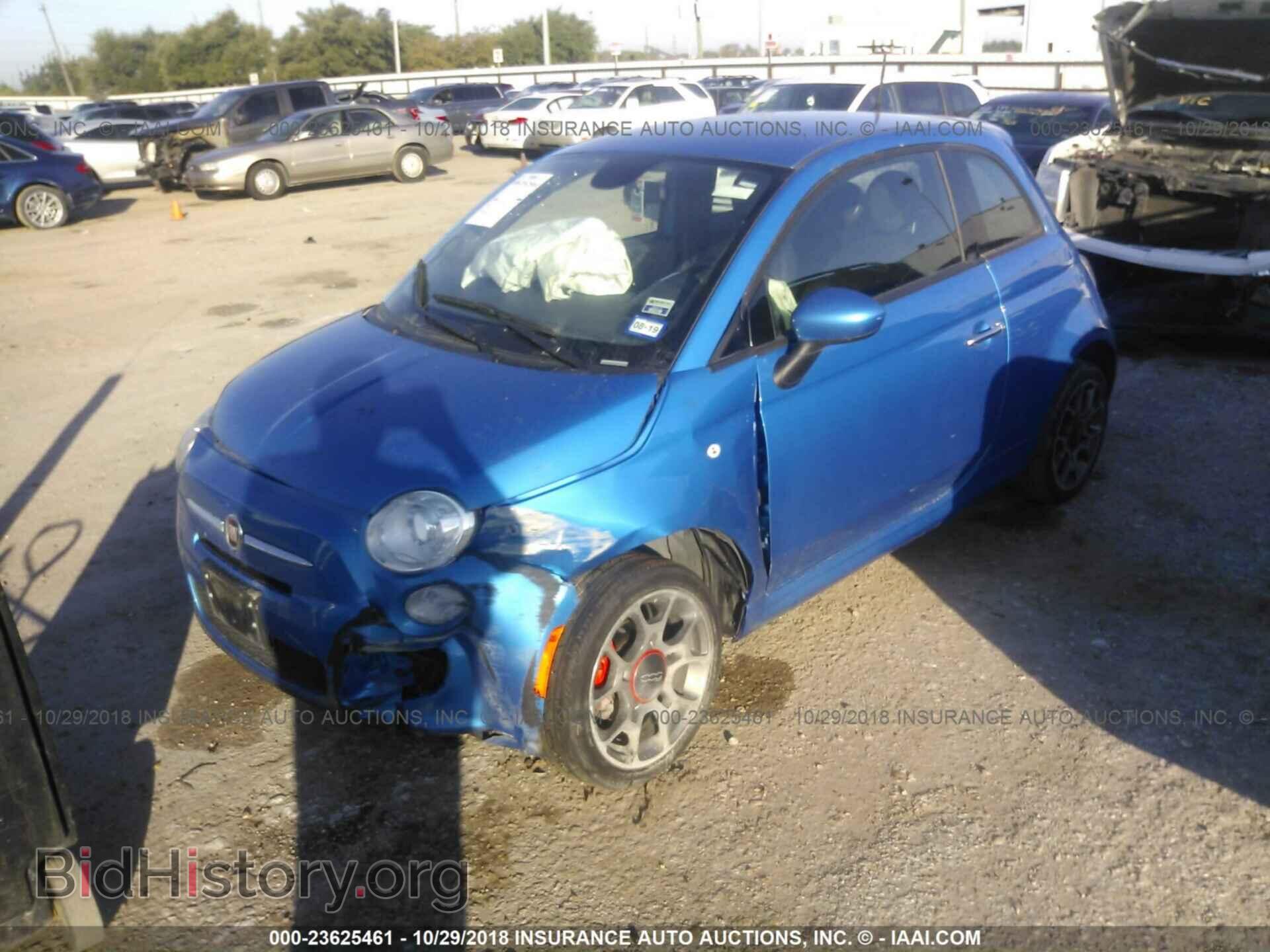 2015 Fiat 500 - VIN: 3C3CFFBR3FT741396 - Фото 2