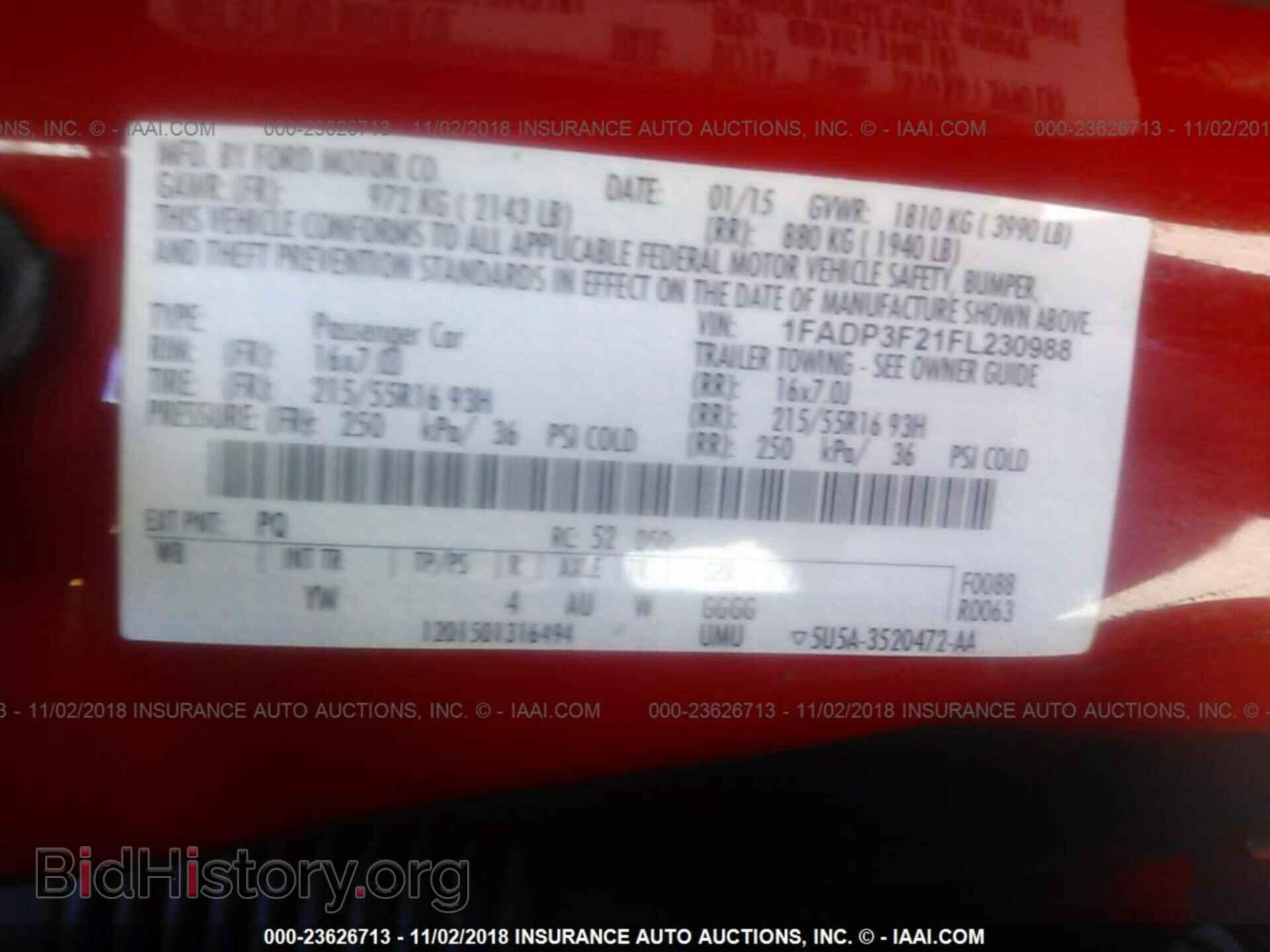 2015 Ford Focus - VIN: 1FADP3F21FL230988 - Photo 9