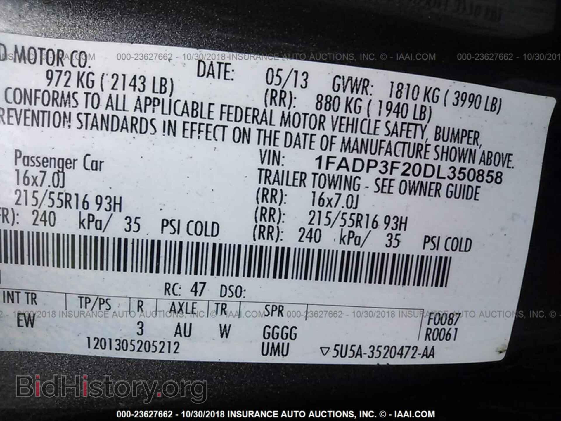 2013 Ford Focus - VIN: 1FADP3F20DL350858 - Photo 9
