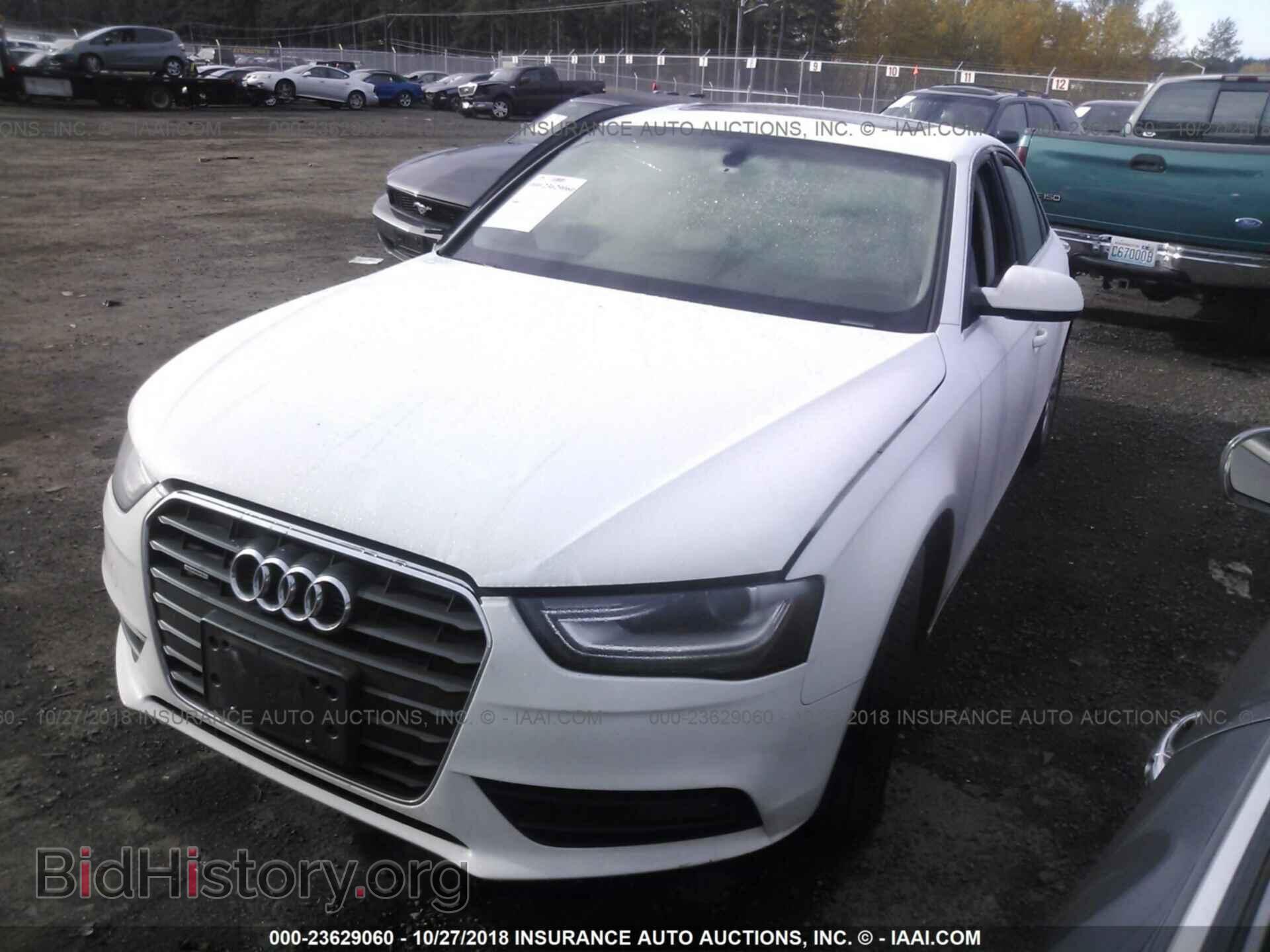 2013 Audi A4 - VIN: WAUBFAFL3DN004726 - Фото 2