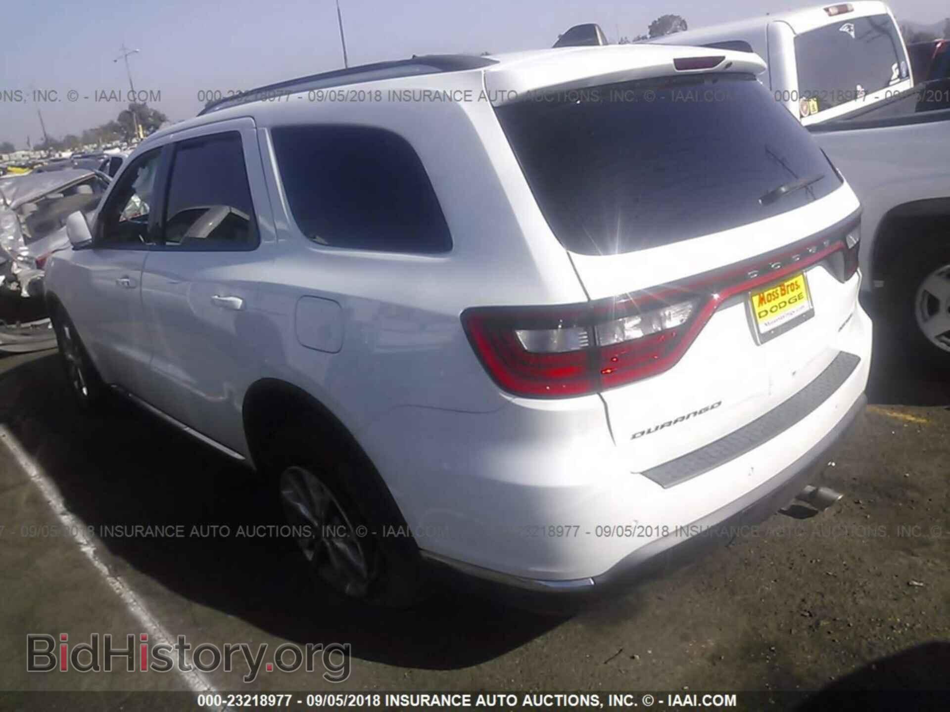 2015 DODGE DURANGO - VIN: 1C4RDHDG0FC902687 - Фото 3