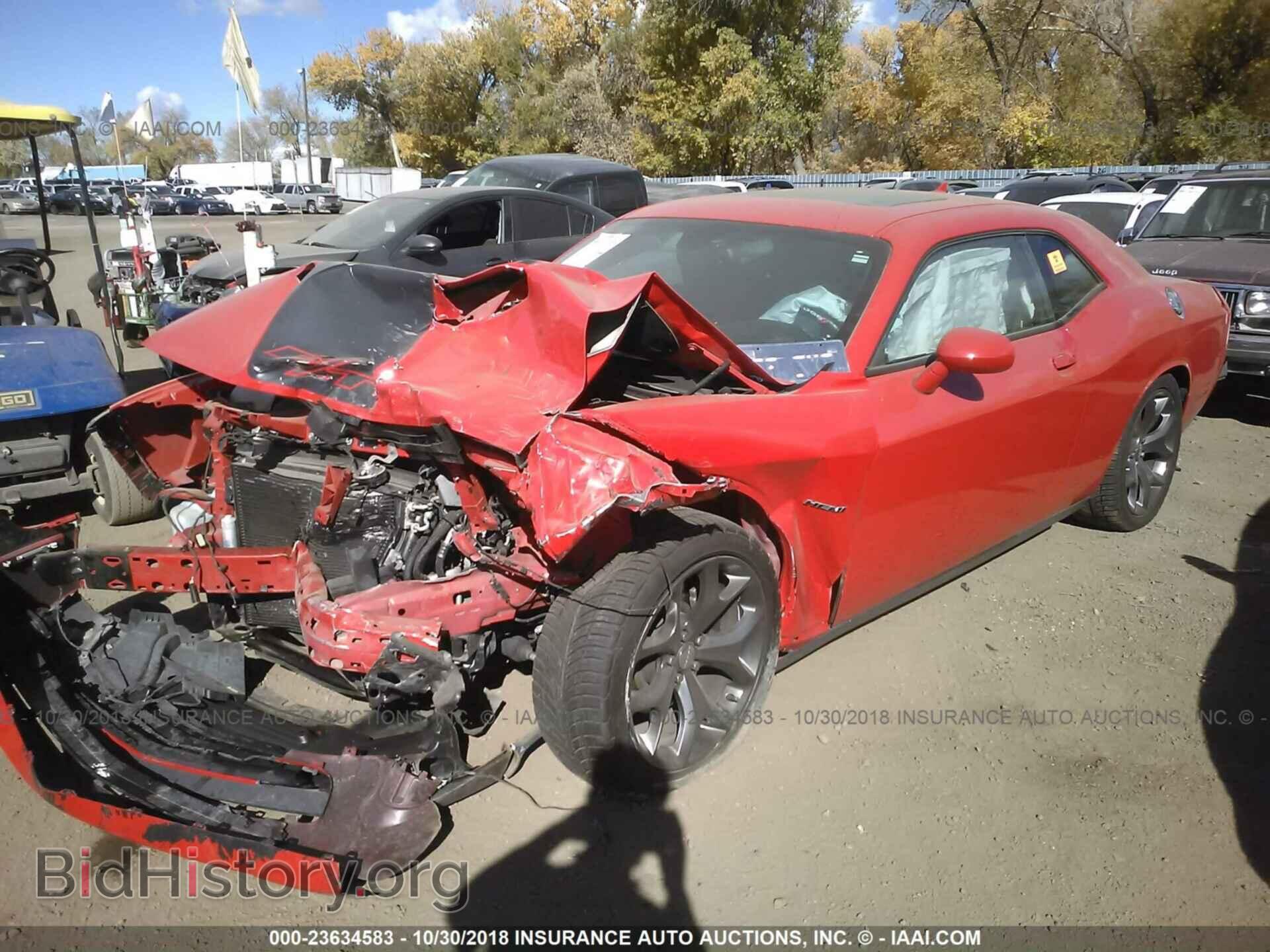 2015 DODGE CHALLENGER - VIN: 2C3CDZAT2FH823536 - Фото 2