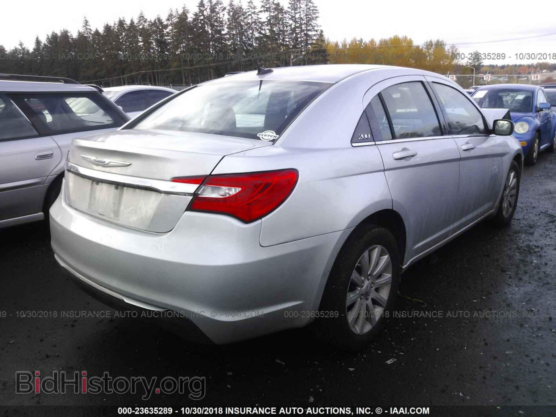 2012 Chrysler 200 - VIN: 1C3CCBBB3CN101396 - Фото 4