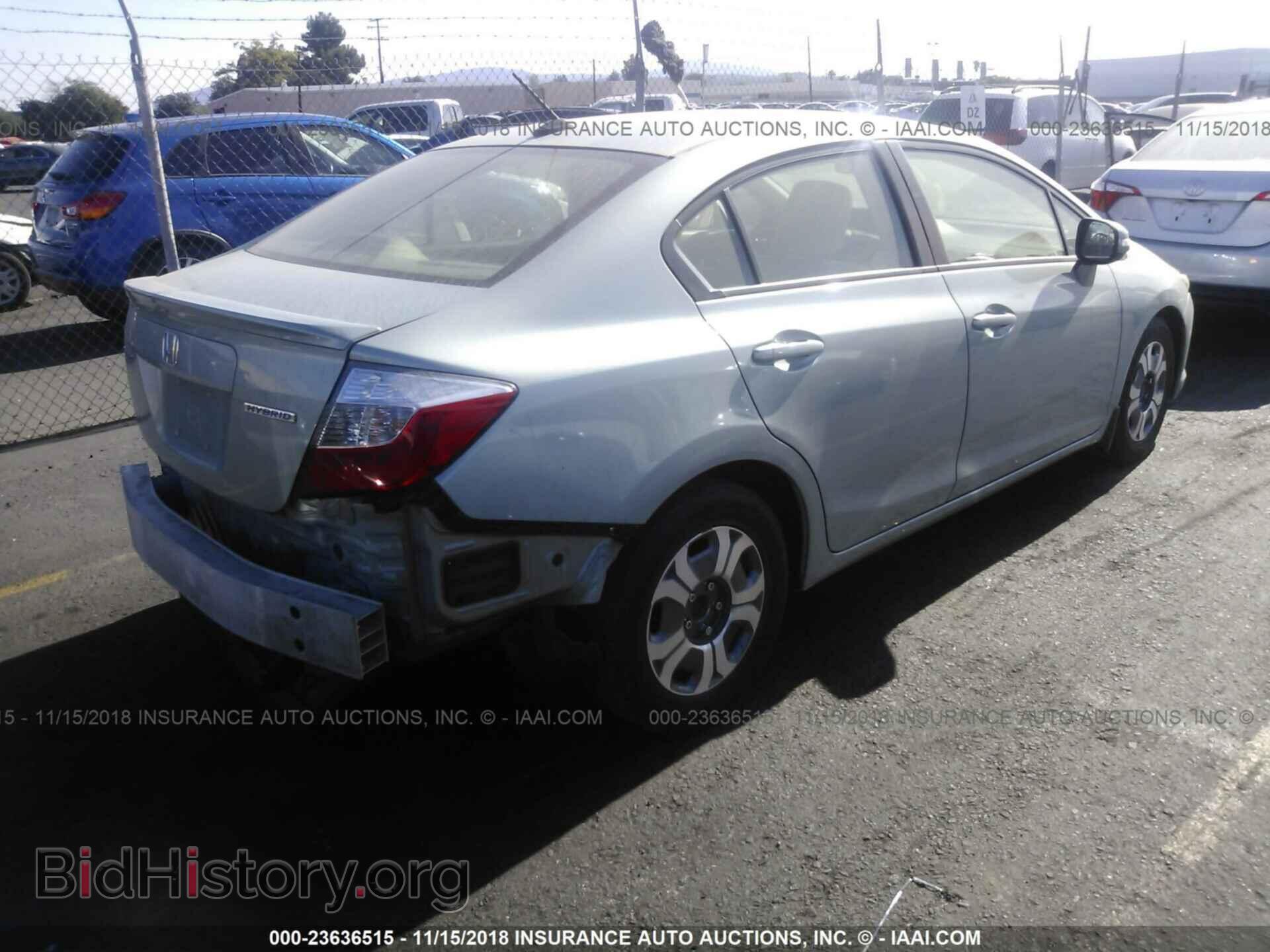 2012 Honda Civic - VIN: JHMFB4F24CS009781 - Фото 4