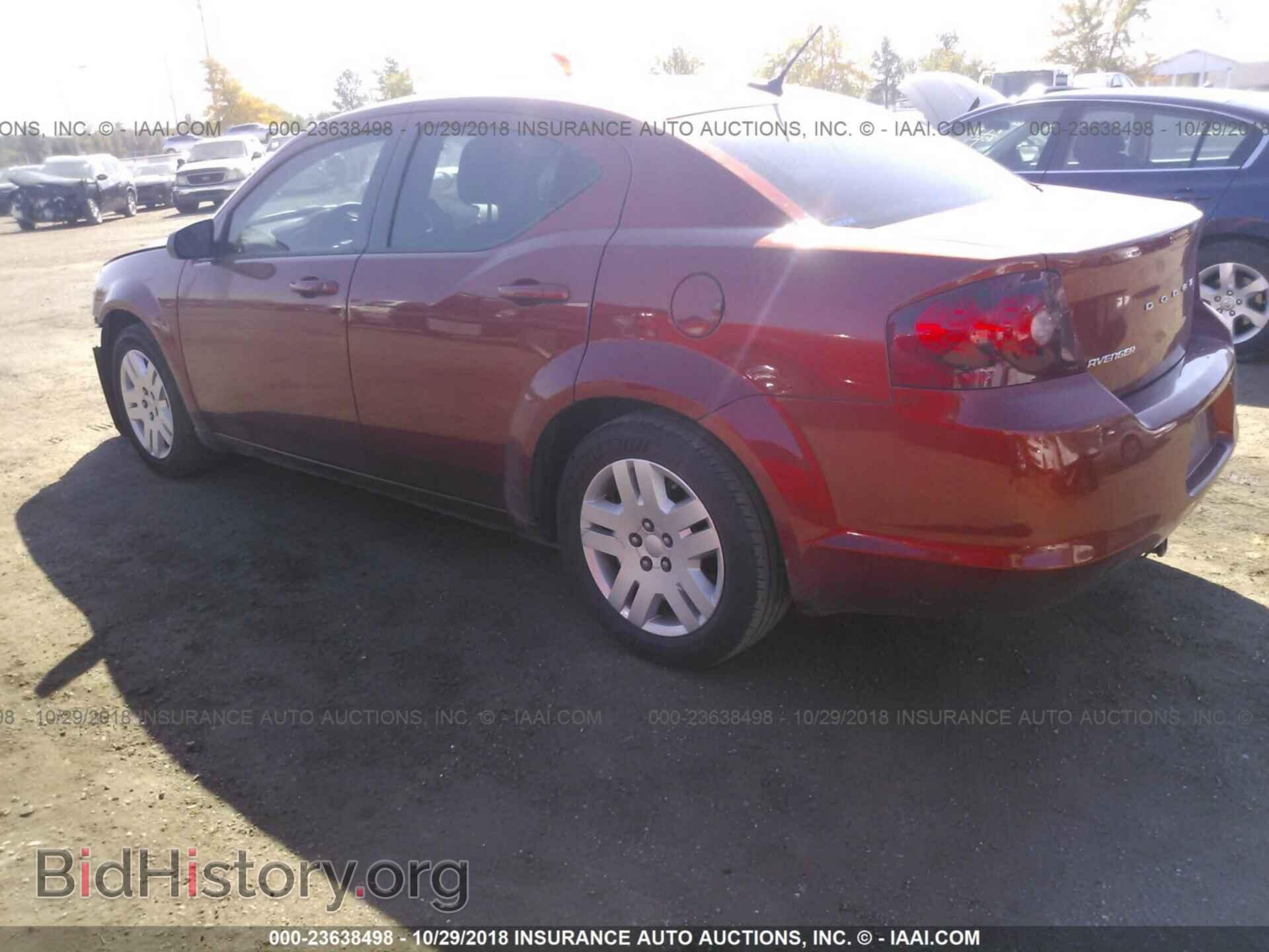 2012 Dodge Avenger - VIN: 1C3CDZAB0CN173504 - Фото 3