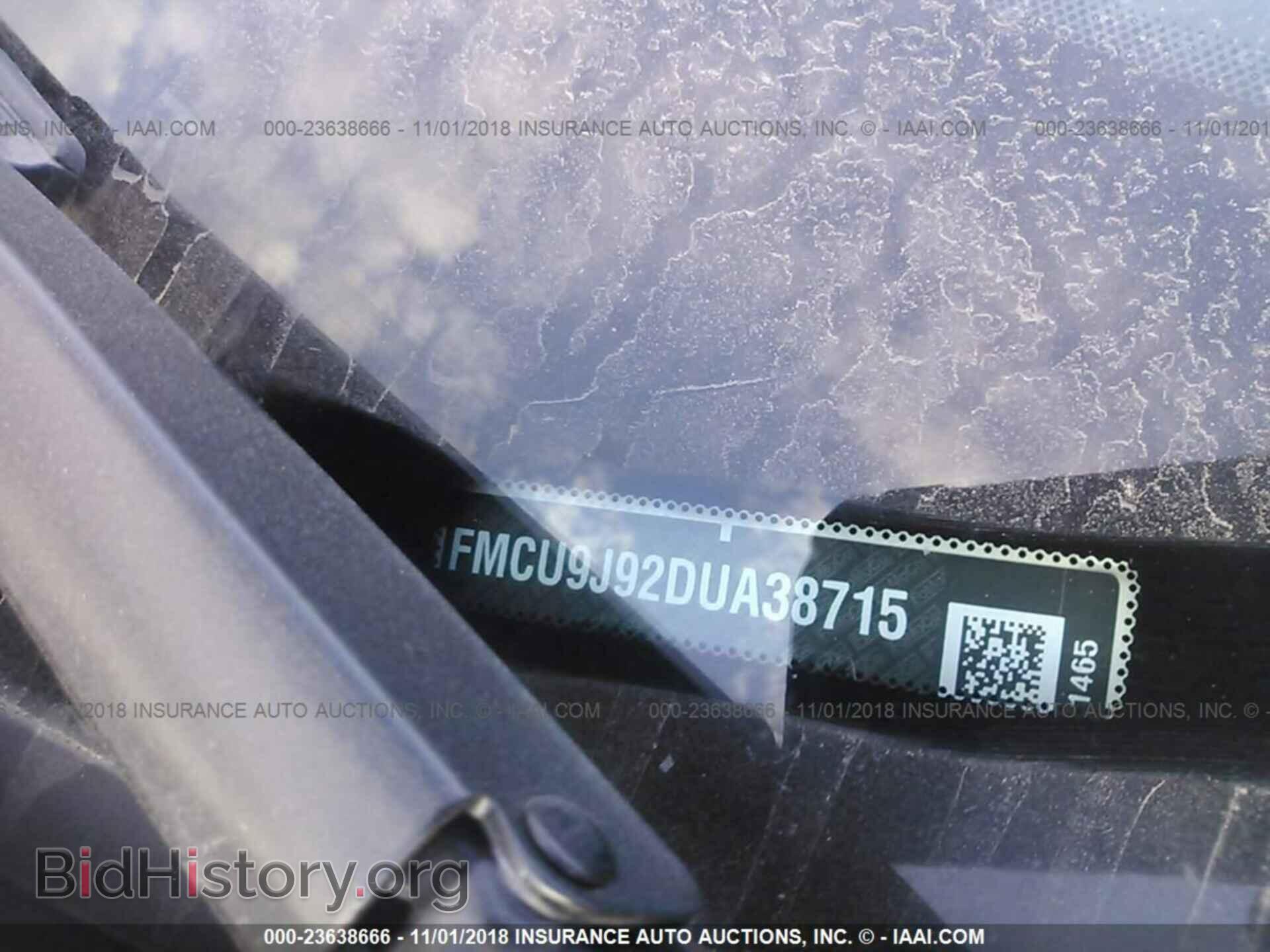 2013 FORD ESCAPE - VIN: 1FMCU9J92DUA38715 - Фото 9