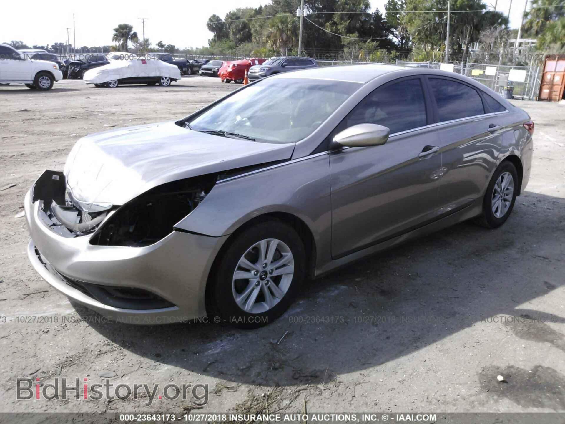 2014 HYUNDAI SONATA - VIN: 5NPEB4AC9EH897457 - Фото 2