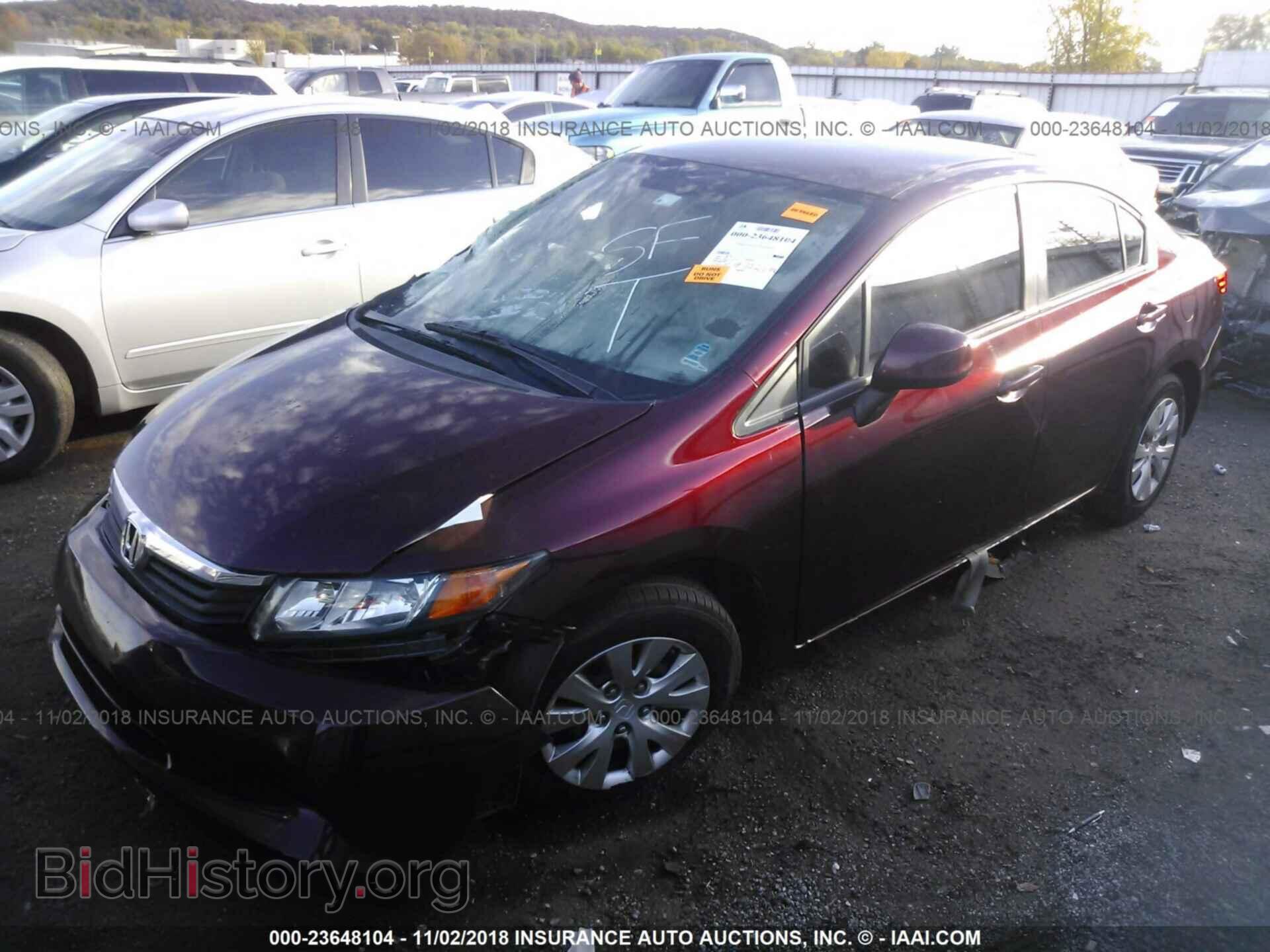 2012 Honda Civic - VIN: 19XFB2F55CE064341 - Photo 2