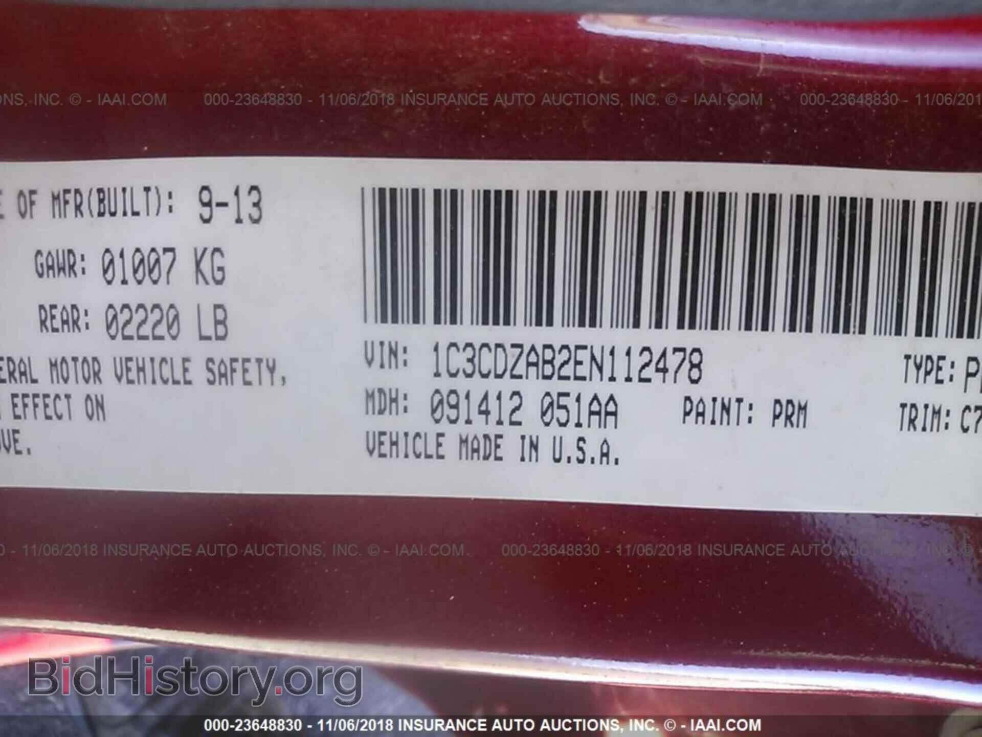 2014 Dodge Avenger - VIN: 1C3CDZAB2EN112478 - Photo 9